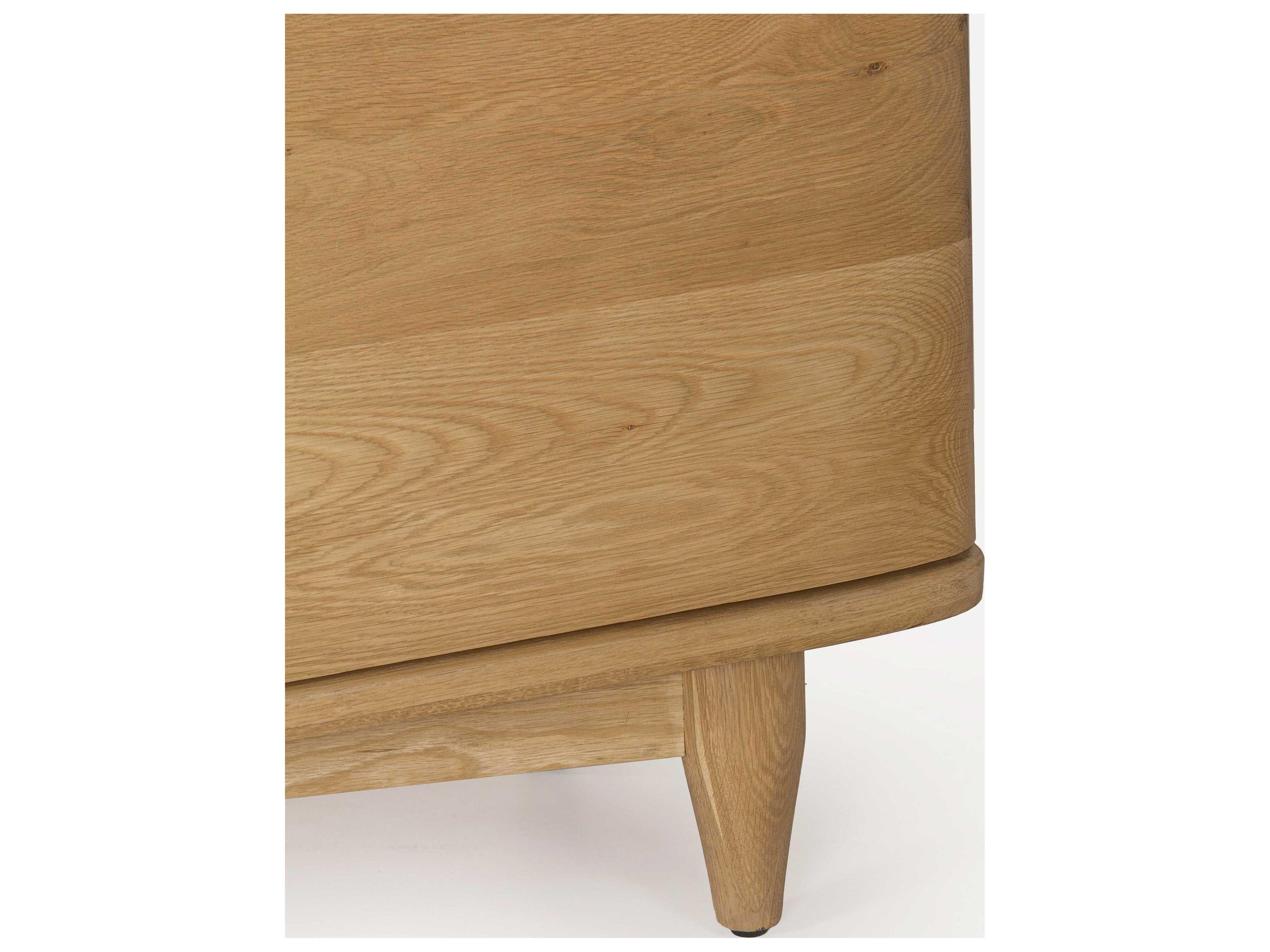 Union Home Daniel 72" Oak Wood Natural Media Console