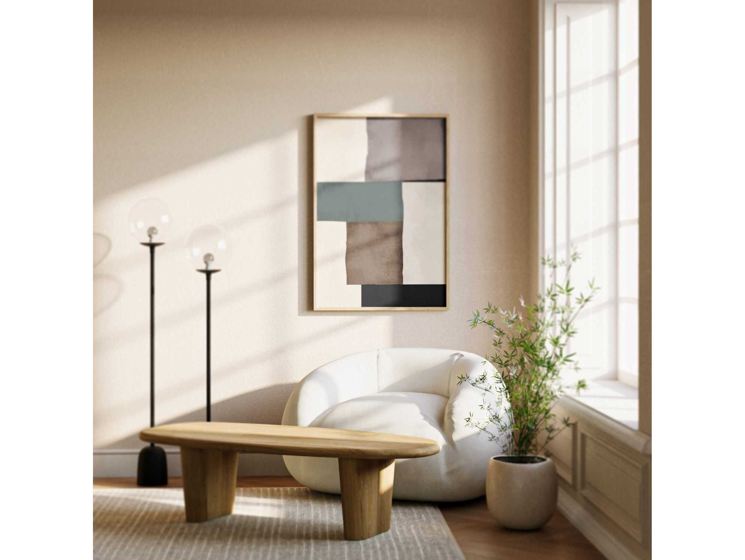 Union Home Cubby White Accent Chair