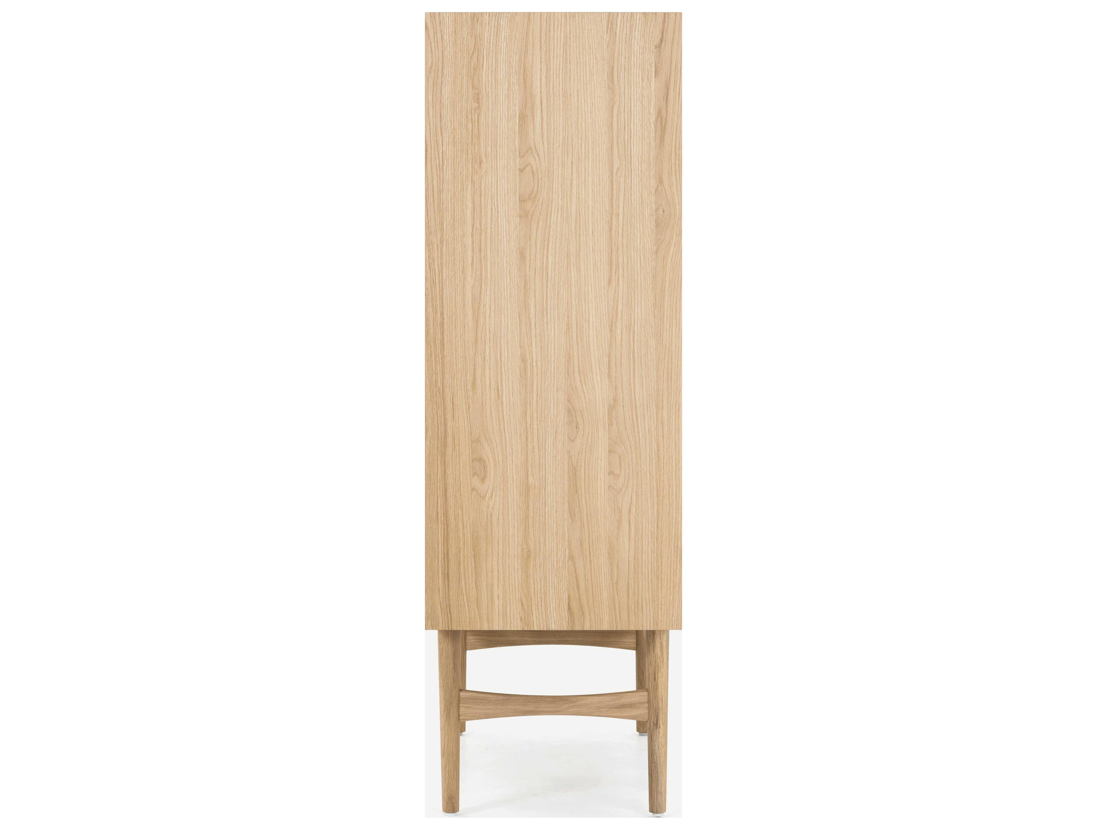Union Home Hudson Natural Oak Wood Accent Cabinet