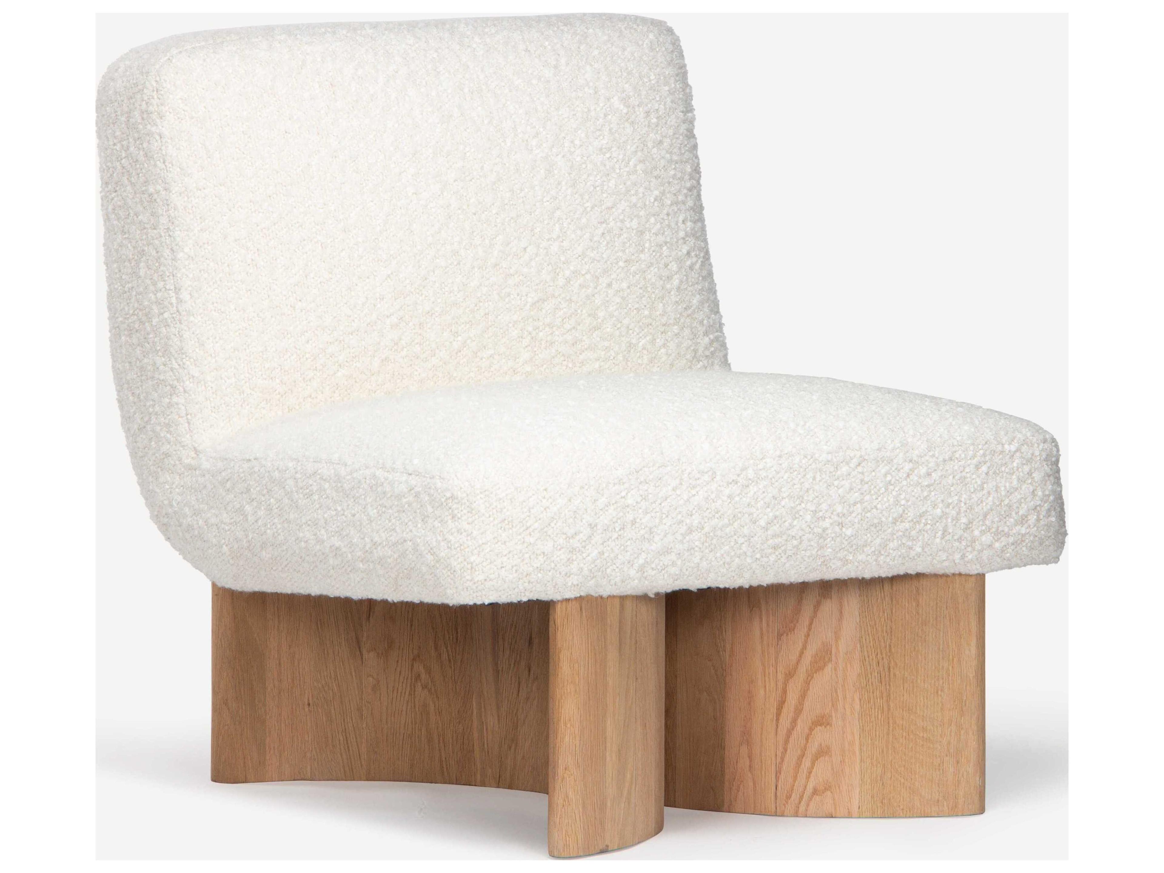 Union Home Como White Accent Chair