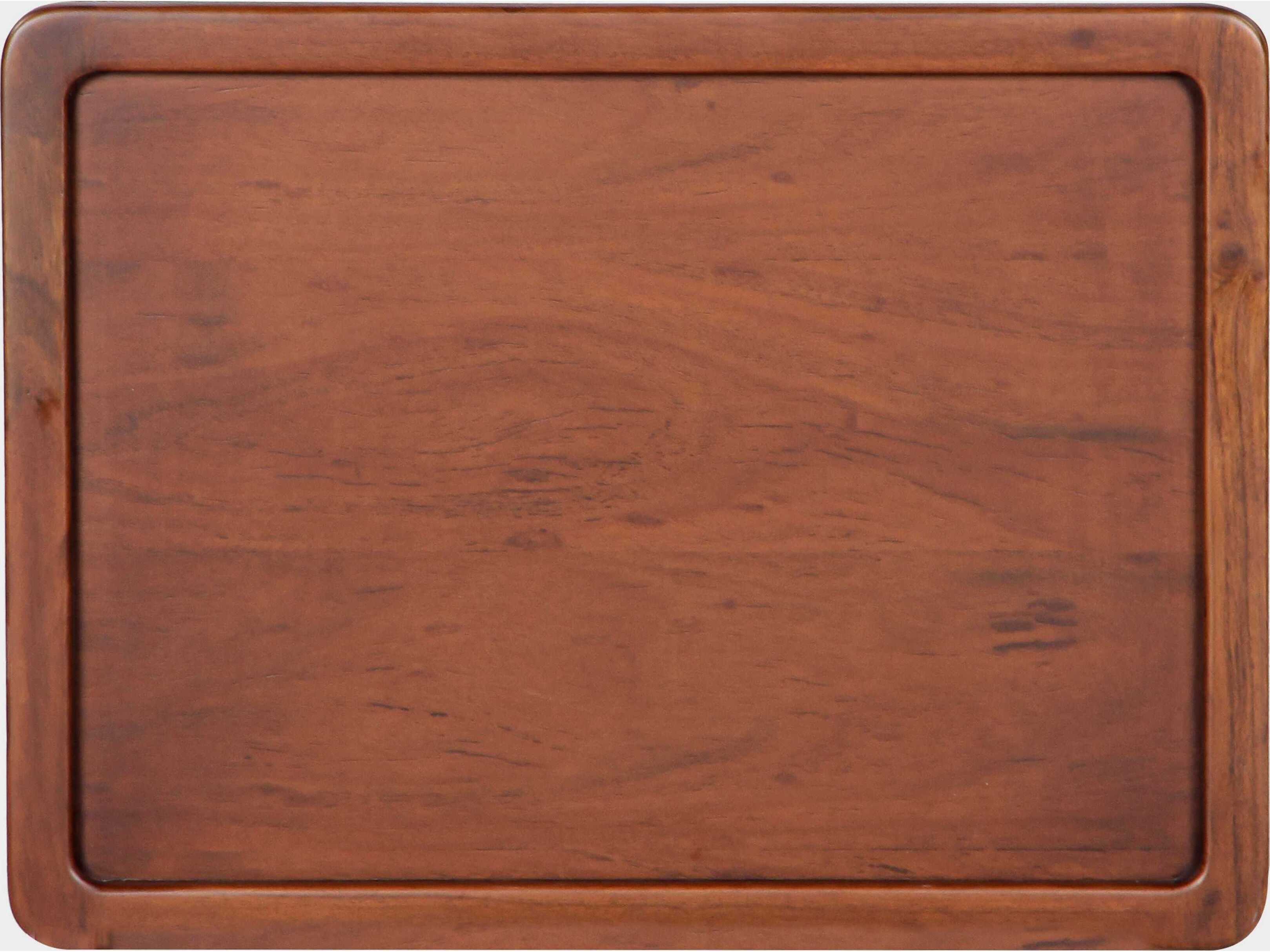 Union Home Twist Rectangular Wood Mellow Bourbon End Table