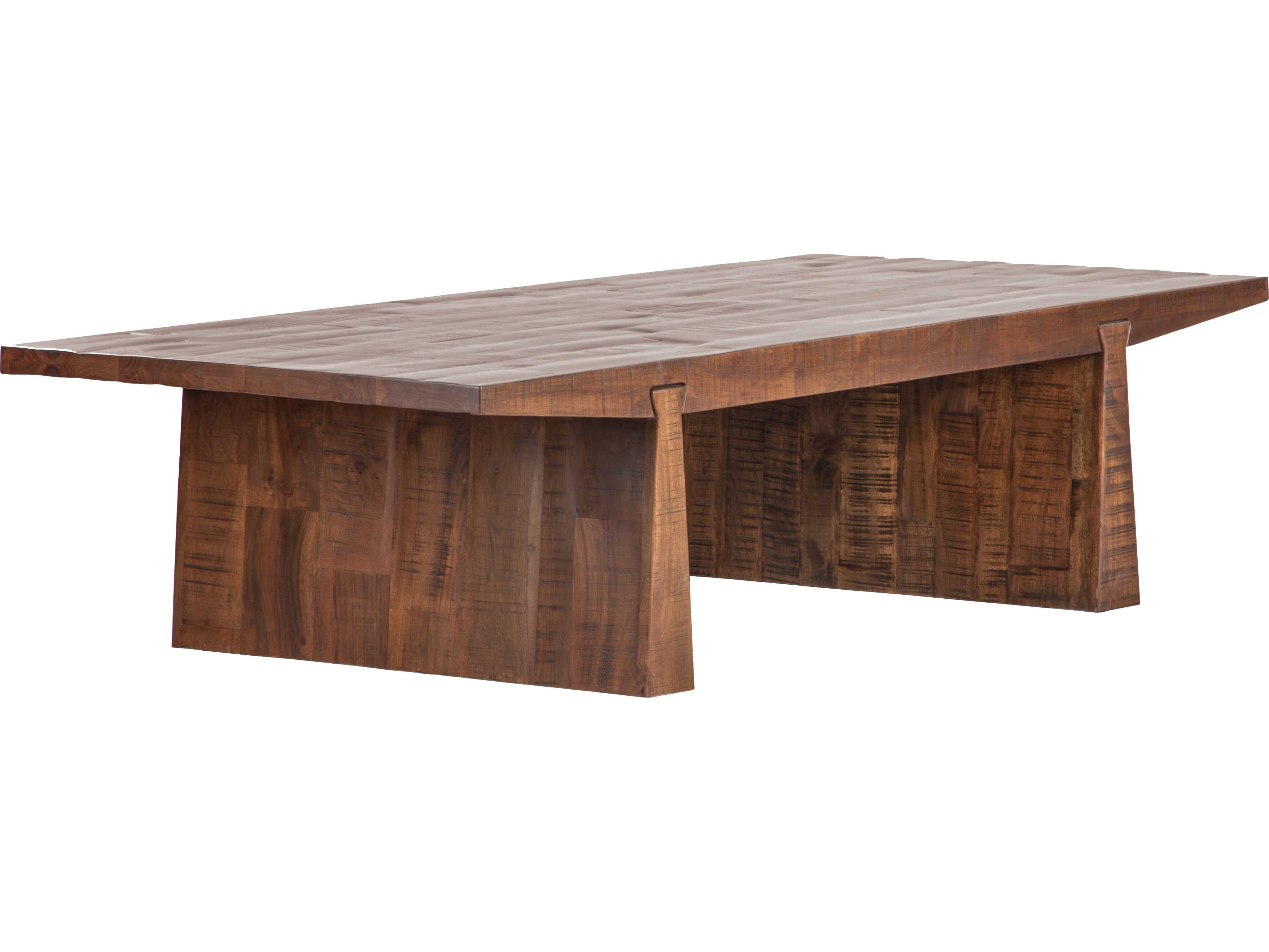 Union Home Keystone Rectangular Wood Weathered Brown Coffee Table