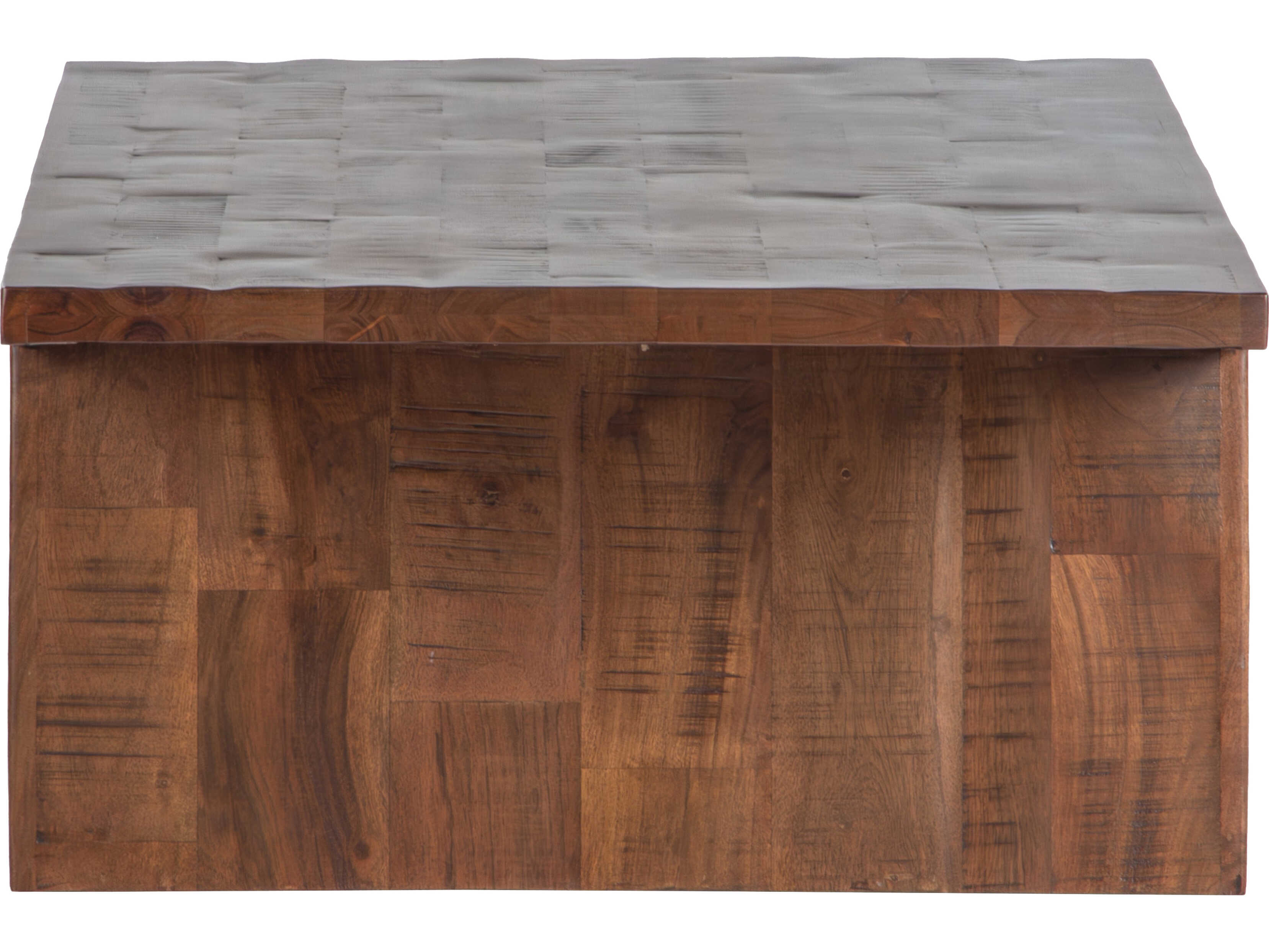 Union Home Keystone Rectangular Wood Weathered Brown Coffee Table