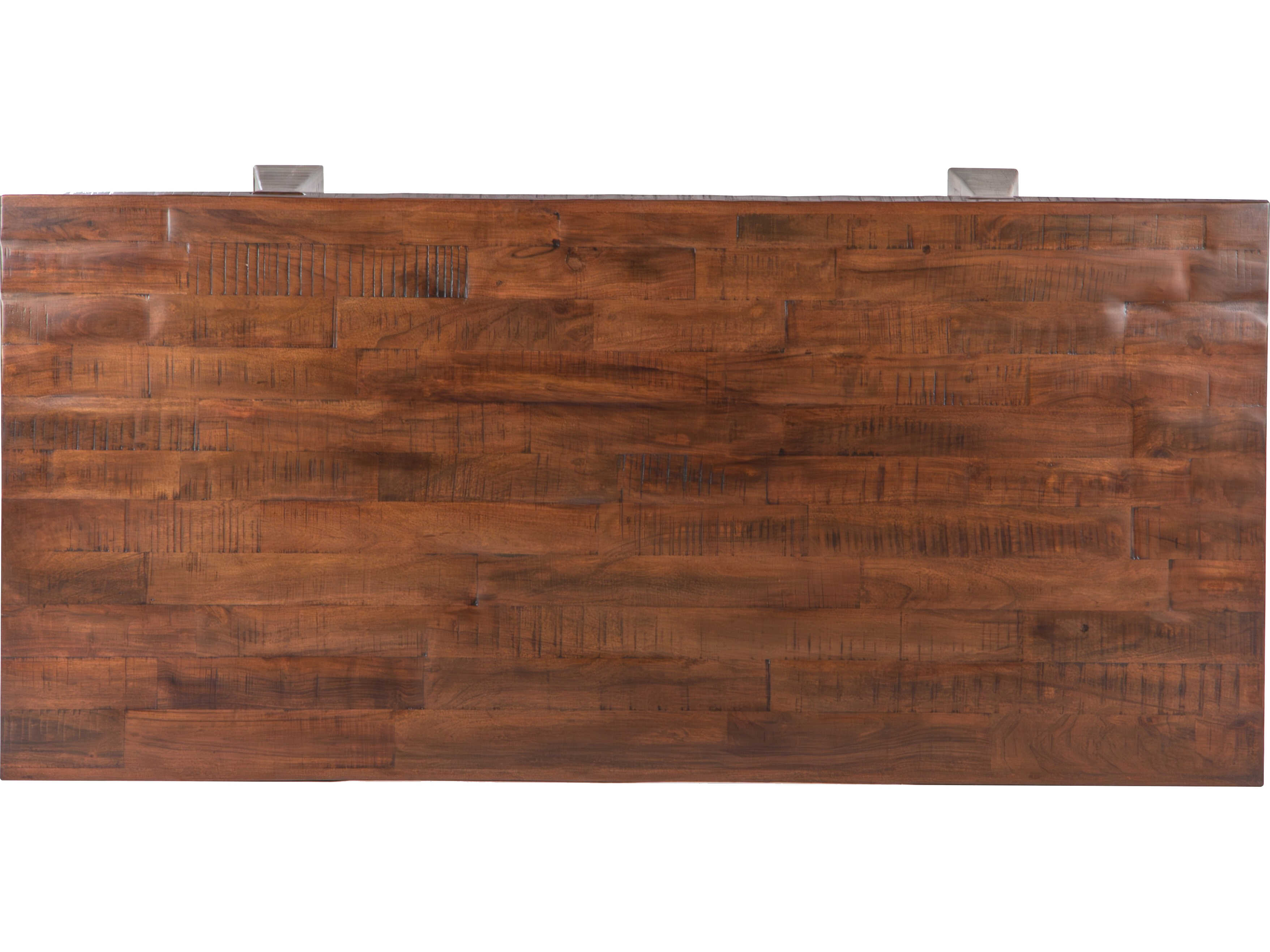 Union Home Keystone Rectangular Wood Weathered Brown Coffee Table