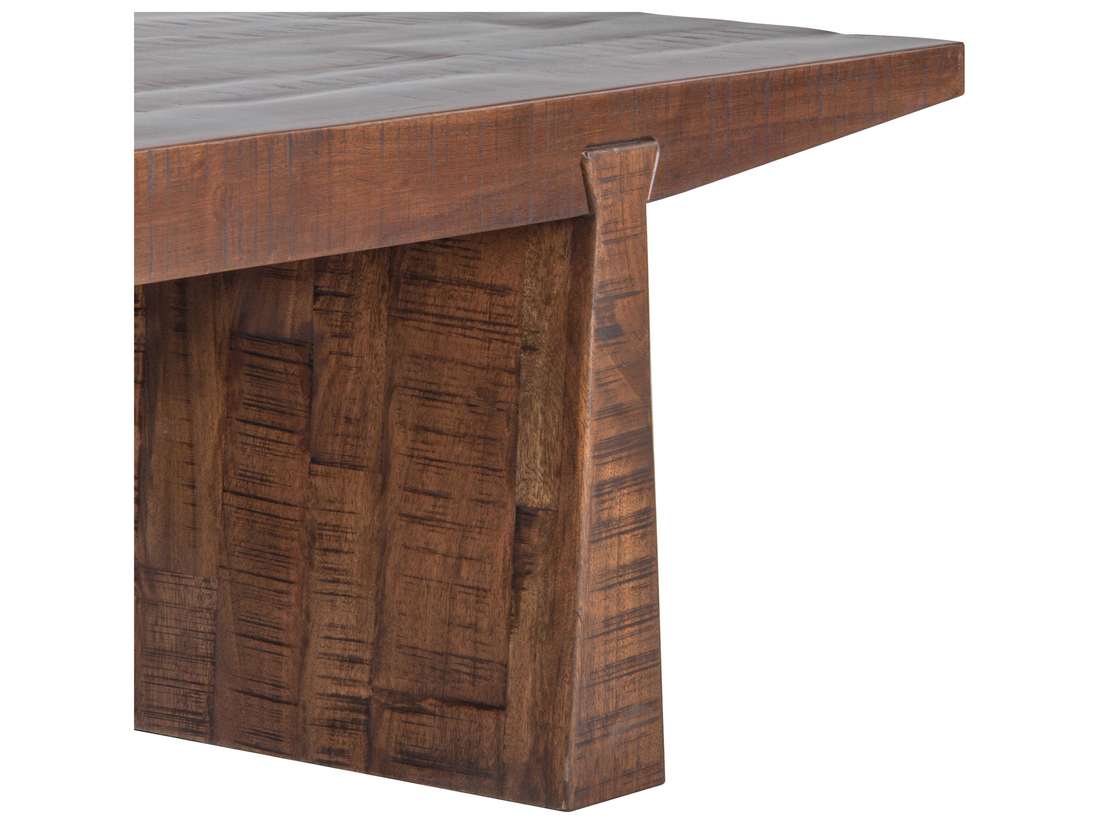 Union Home Keystone Rectangular Wood Weathered Brown Coffee Table