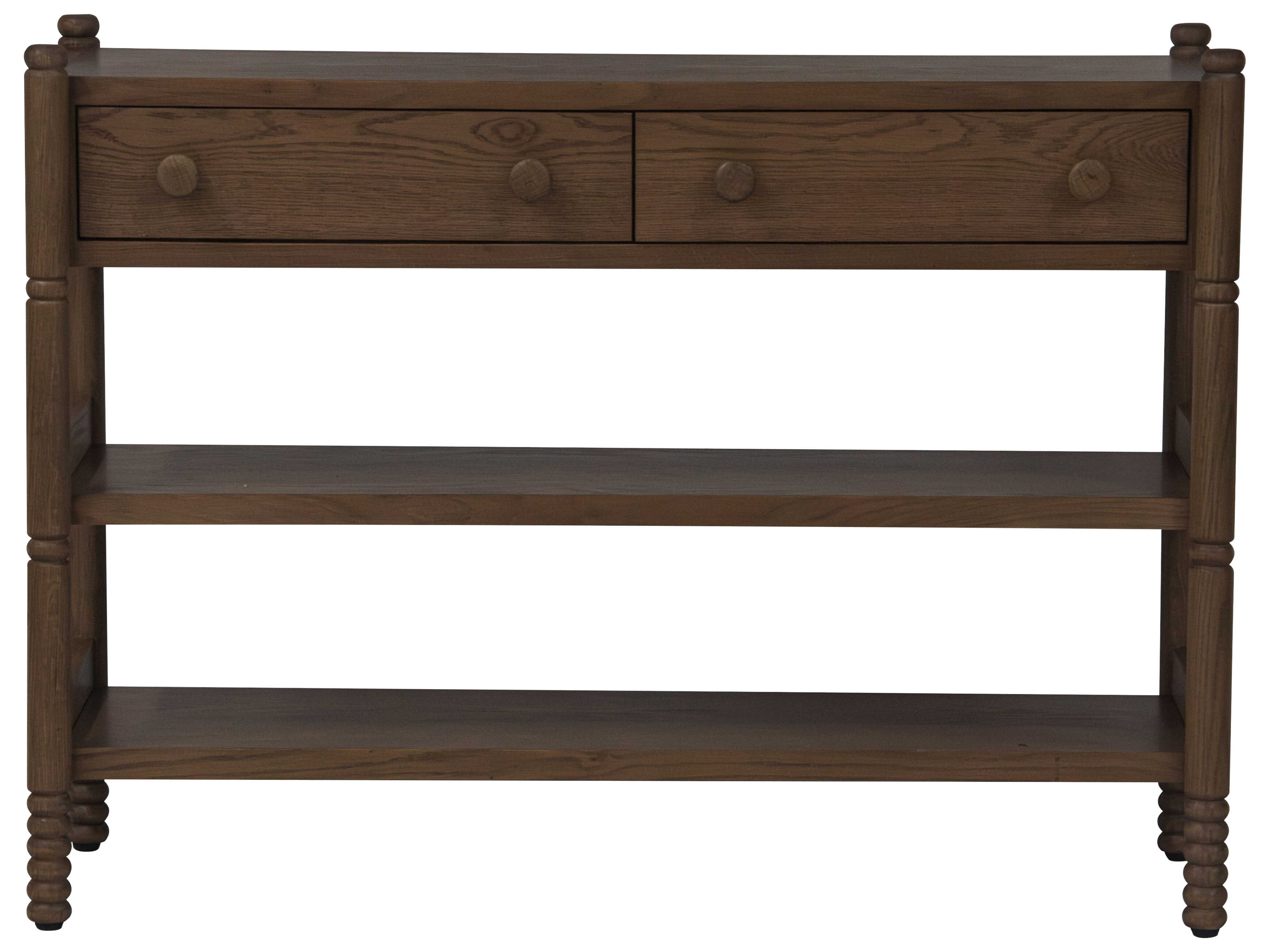 Union Home Molly Rectangular Wood Light Walnut Console Table