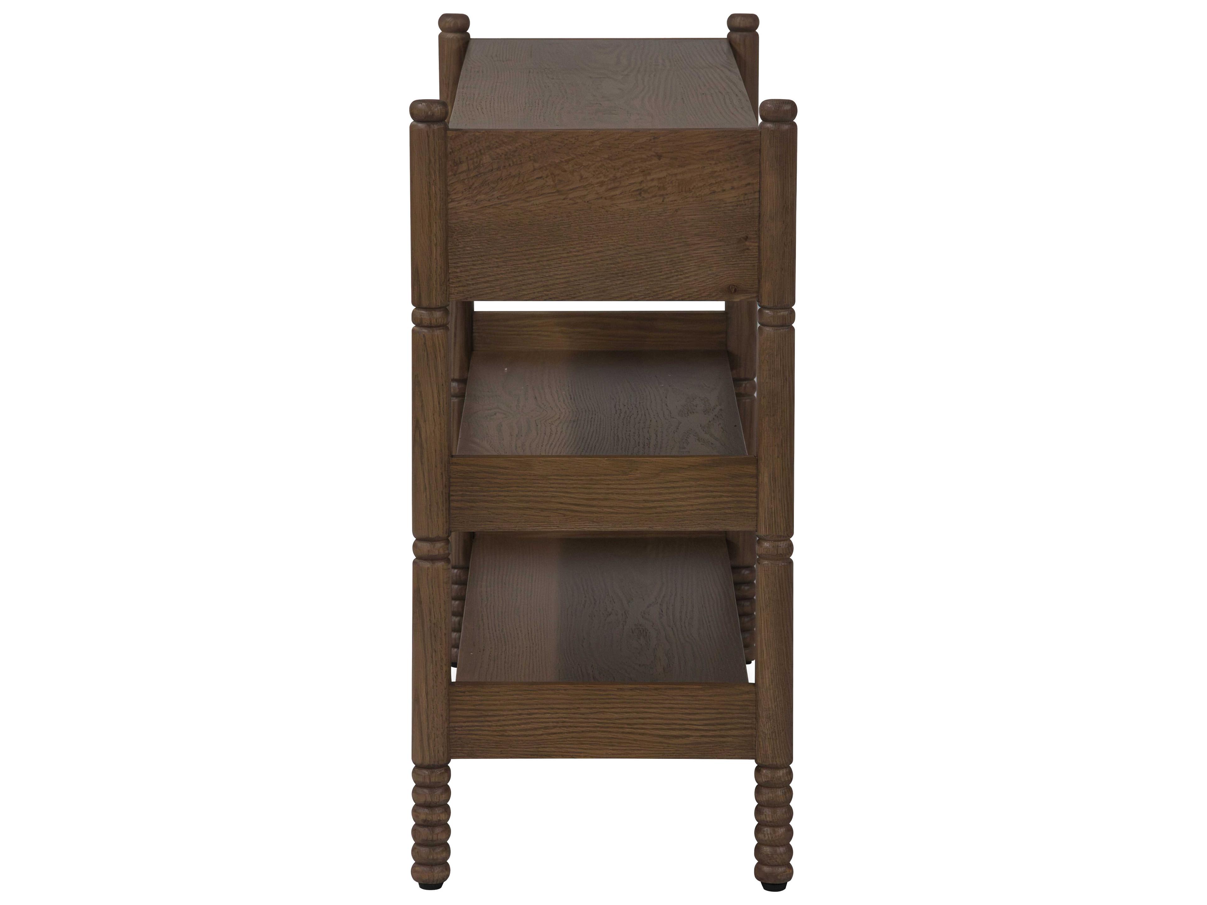 Union Home Molly Rectangular Wood Light Walnut Console Table