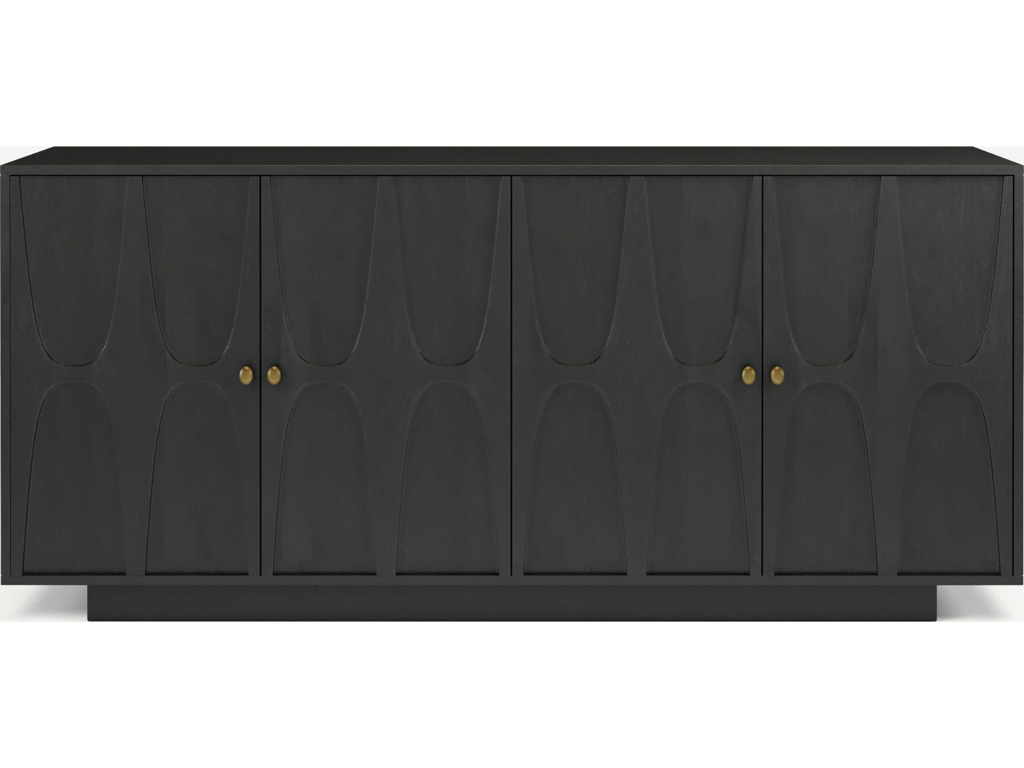 Union Home Roma 72" Hardwood Charcoal Sideboard