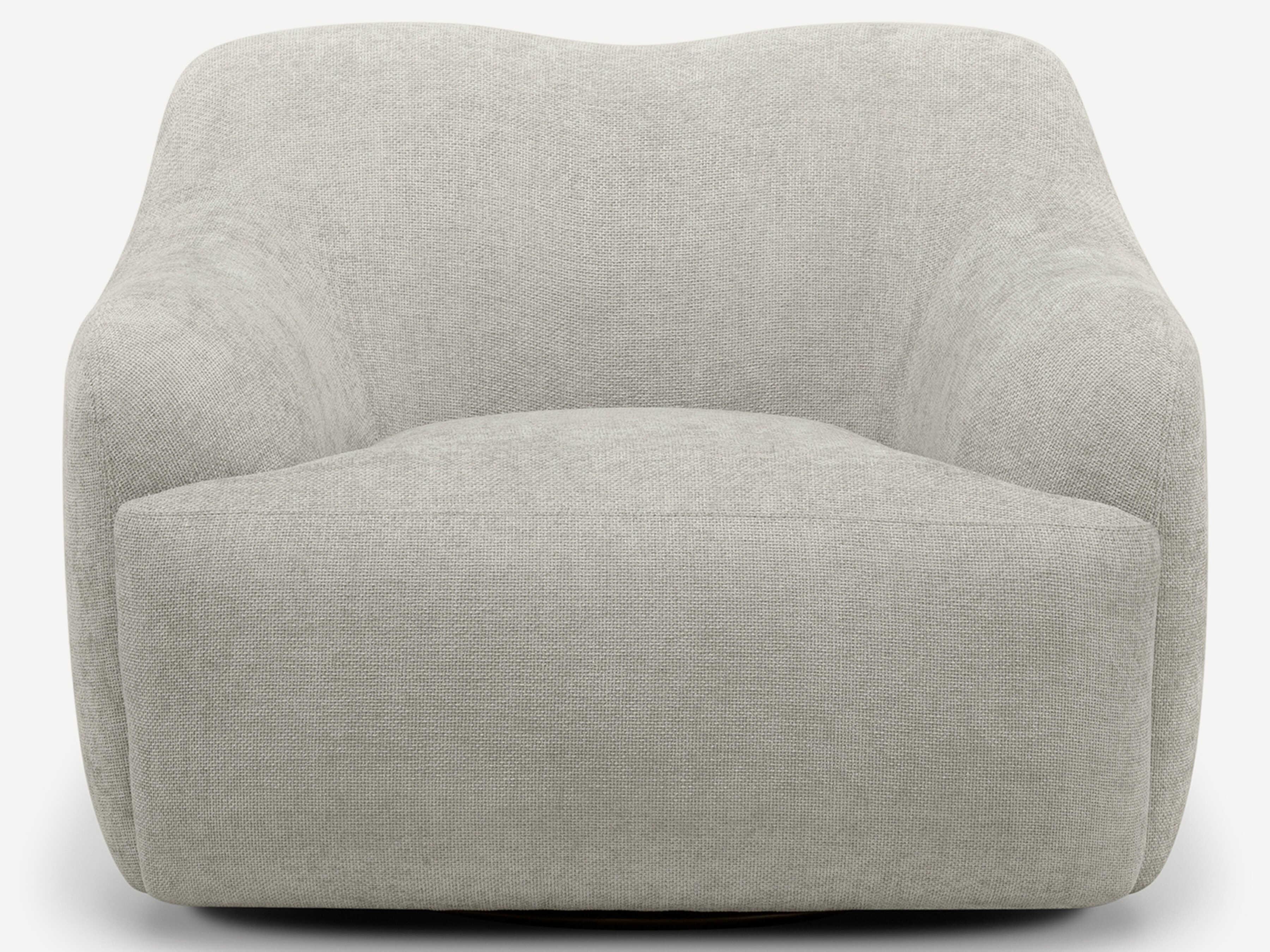 Union Home Orla Swivel Gray Accent Chair