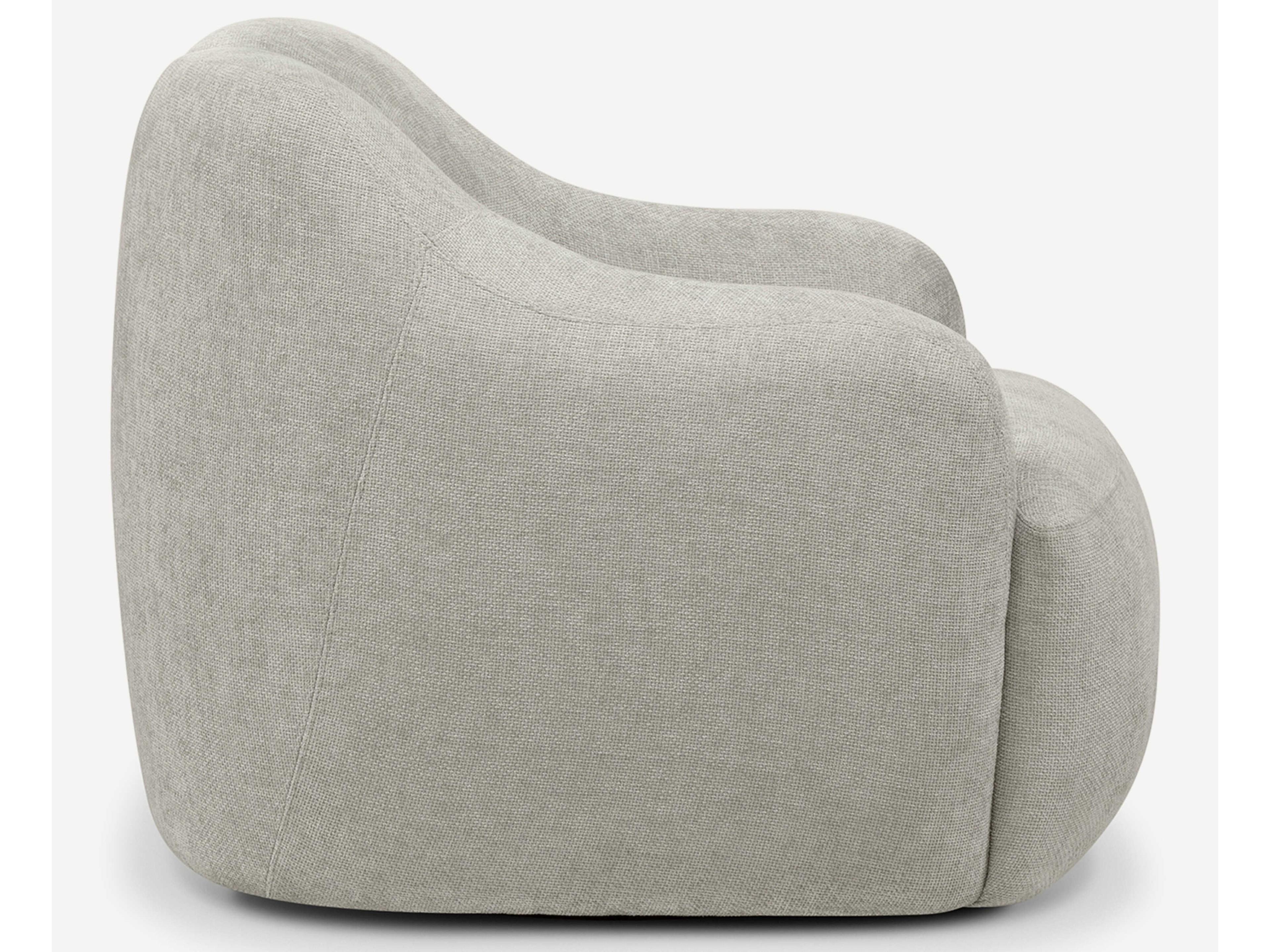 Union Home Orla Swivel Gray Accent Chair