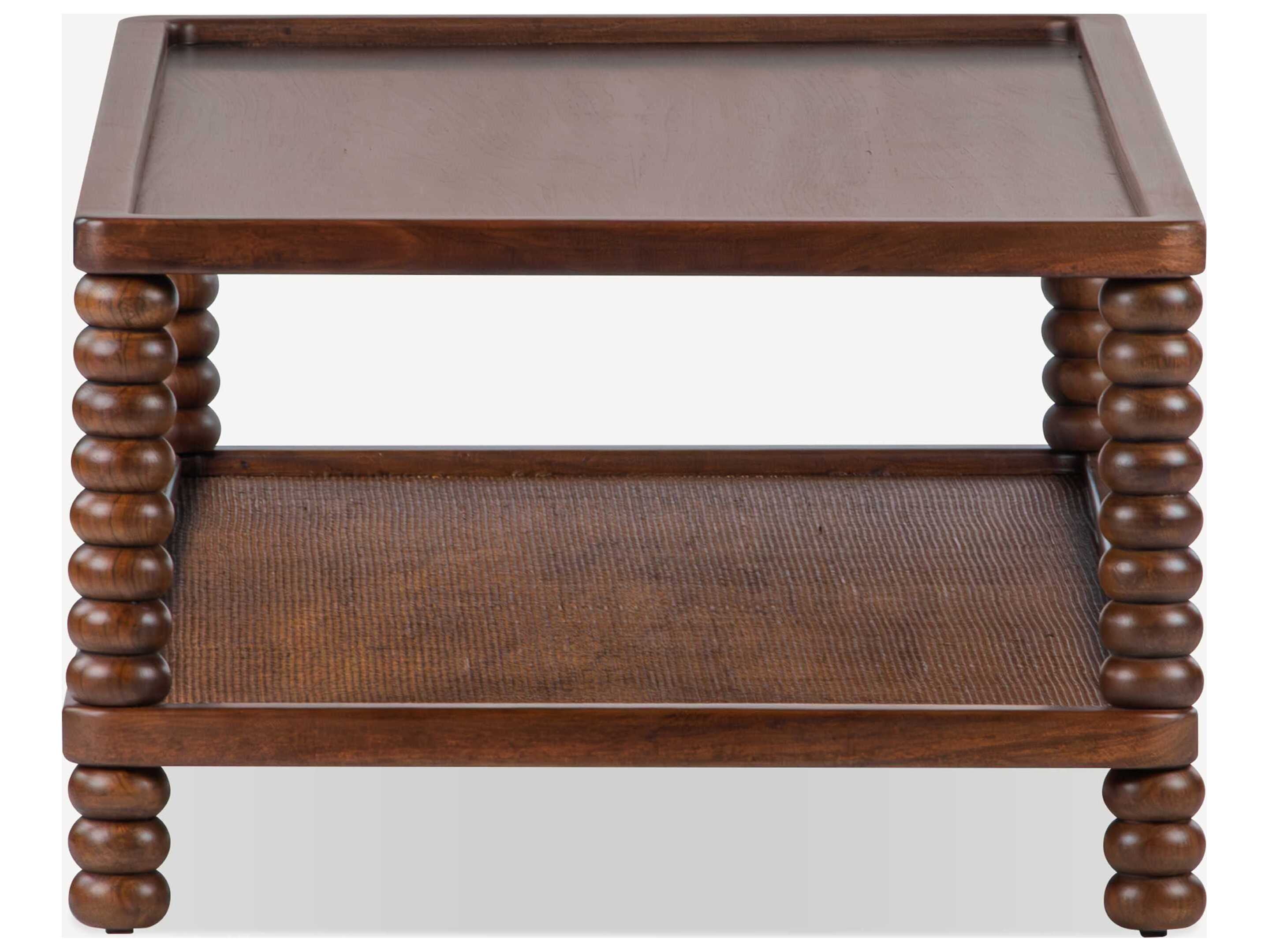 Union Home Twist Rectangular Wood Mellow Bourbon Coffee Table