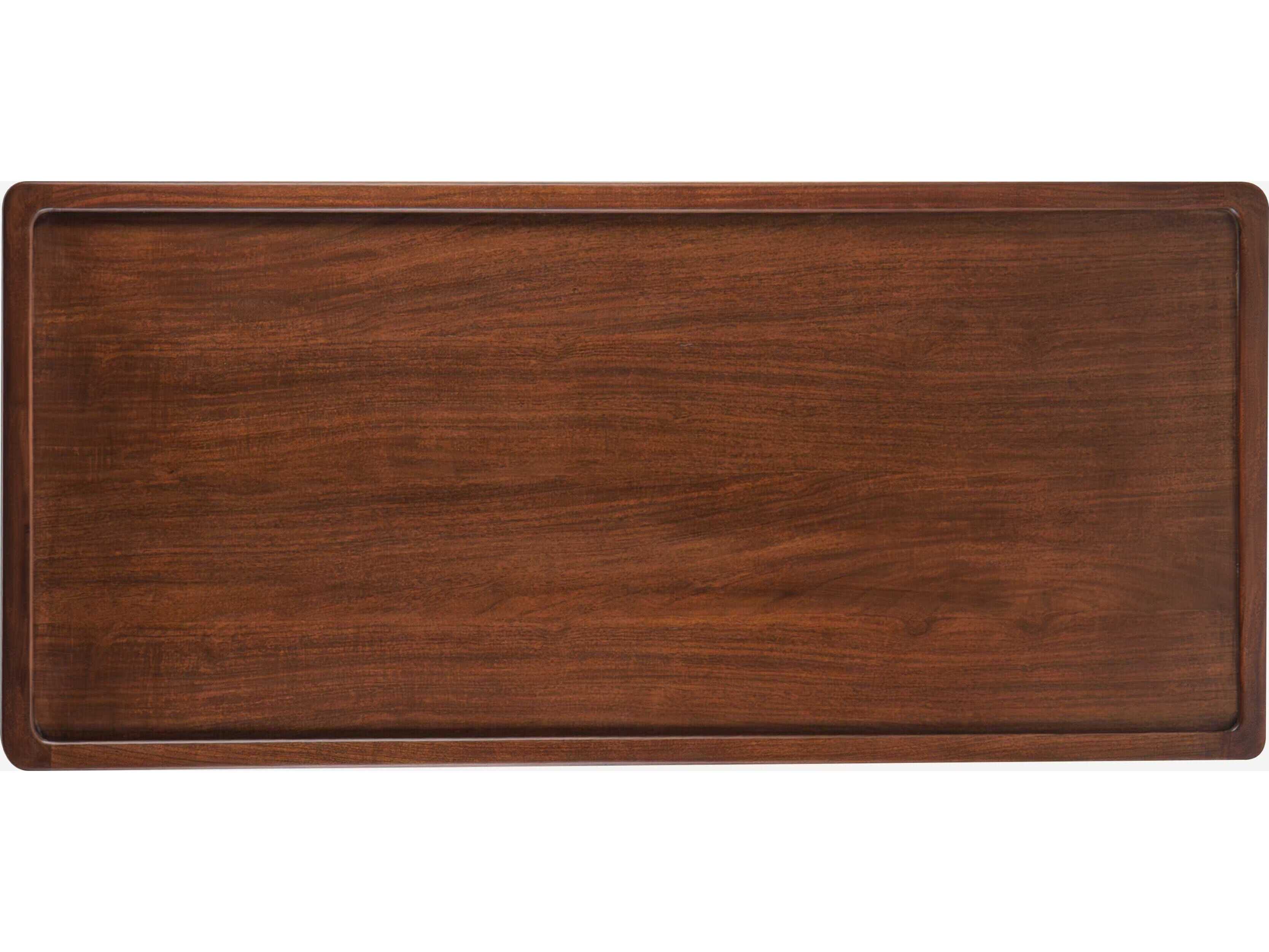 Union Home Twist Rectangular Wood Mellow Bourbon Coffee Table