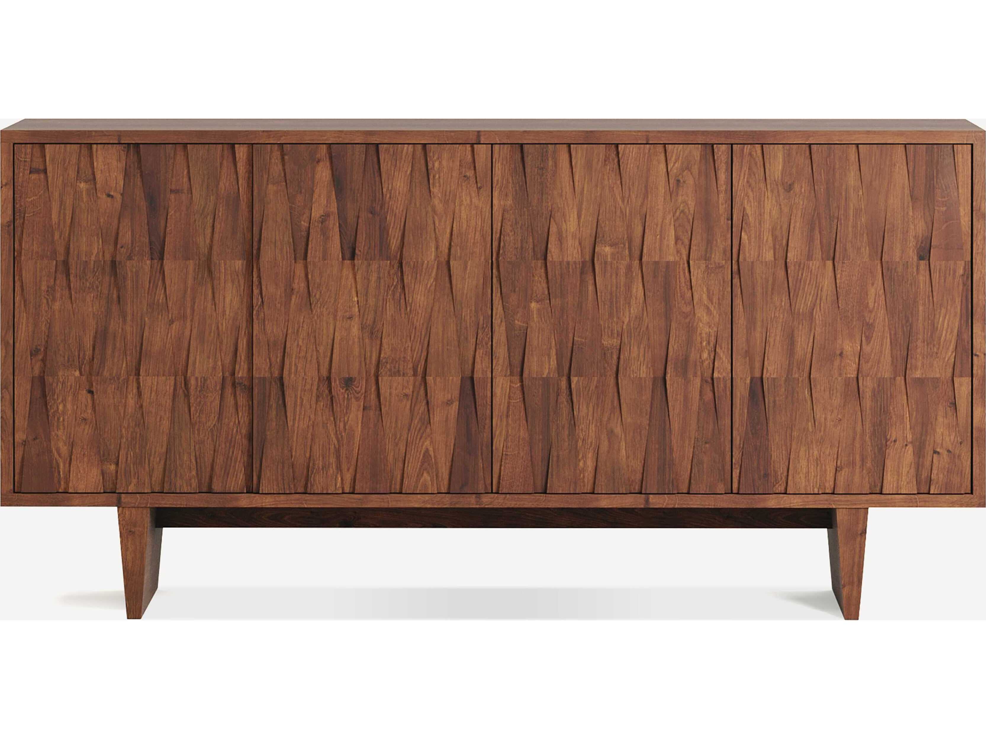 Union Home Tangent 75" Acacia Wood Porto Dark Sideboard