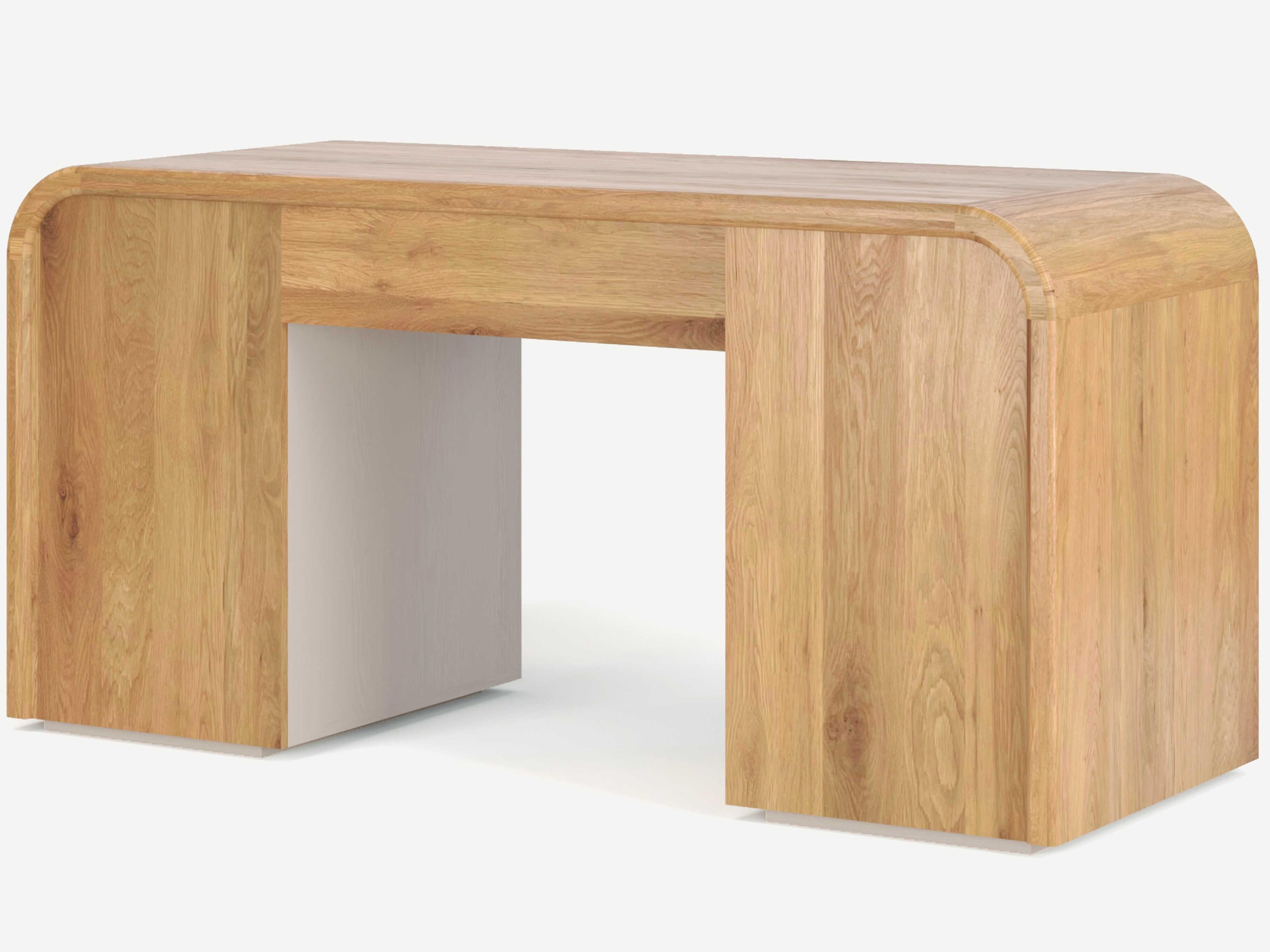 Union Home Liam Natural Oak Wood Writing Desk