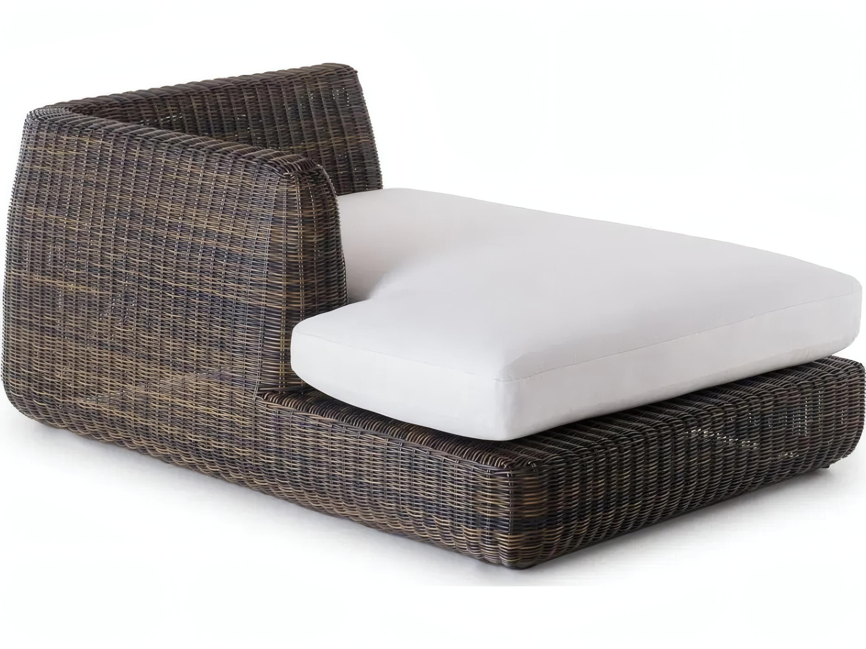 UnoPiu Agora Right Chaise Lounge Module in WaProLace