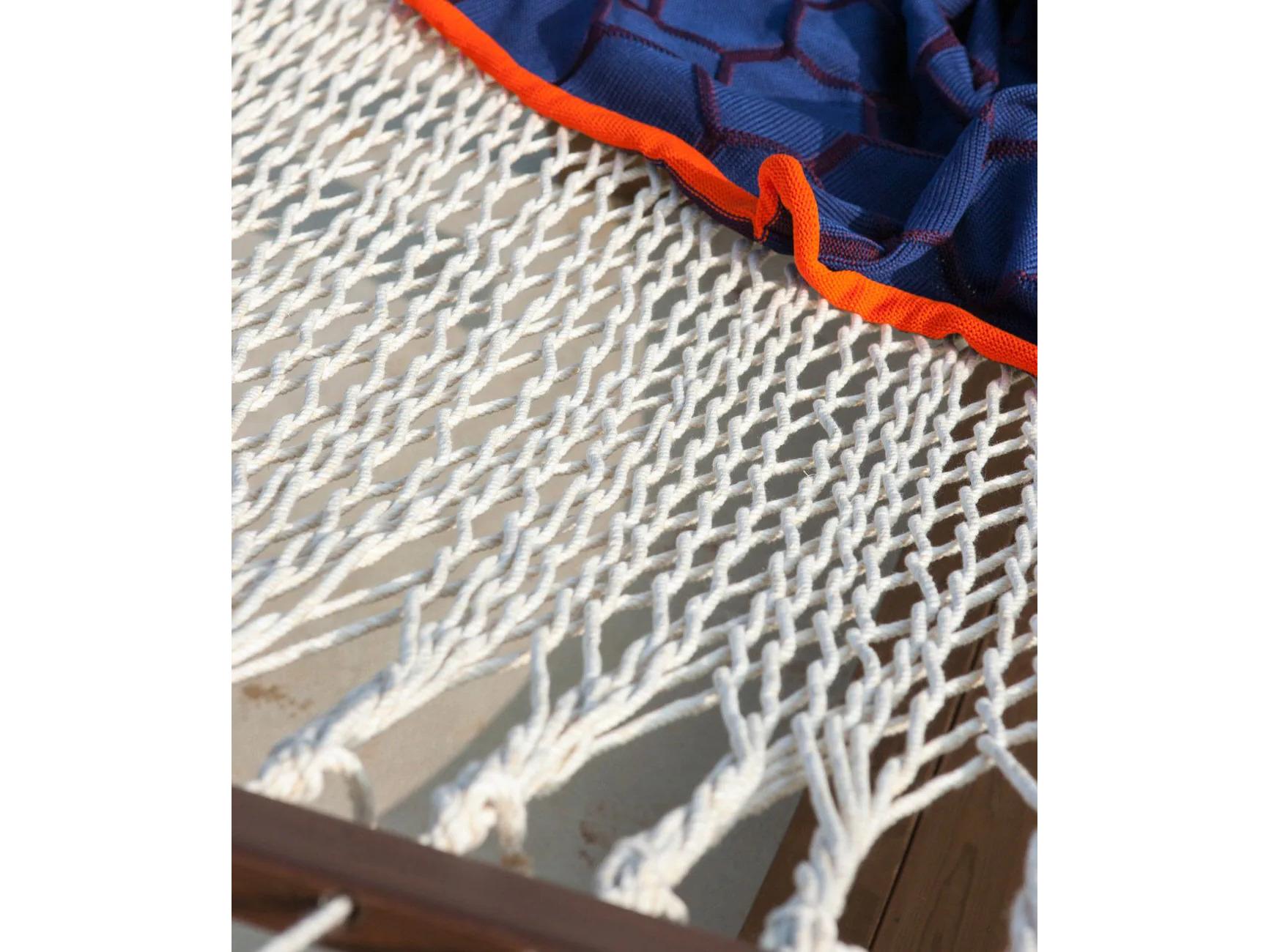 UnoPiu Amanda Hammock Complete with Net 100 % Cotton Off White