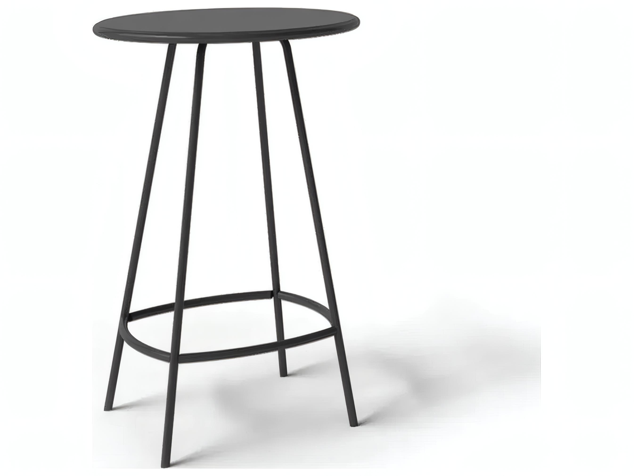 UnoPiu Coco Round high table in steel