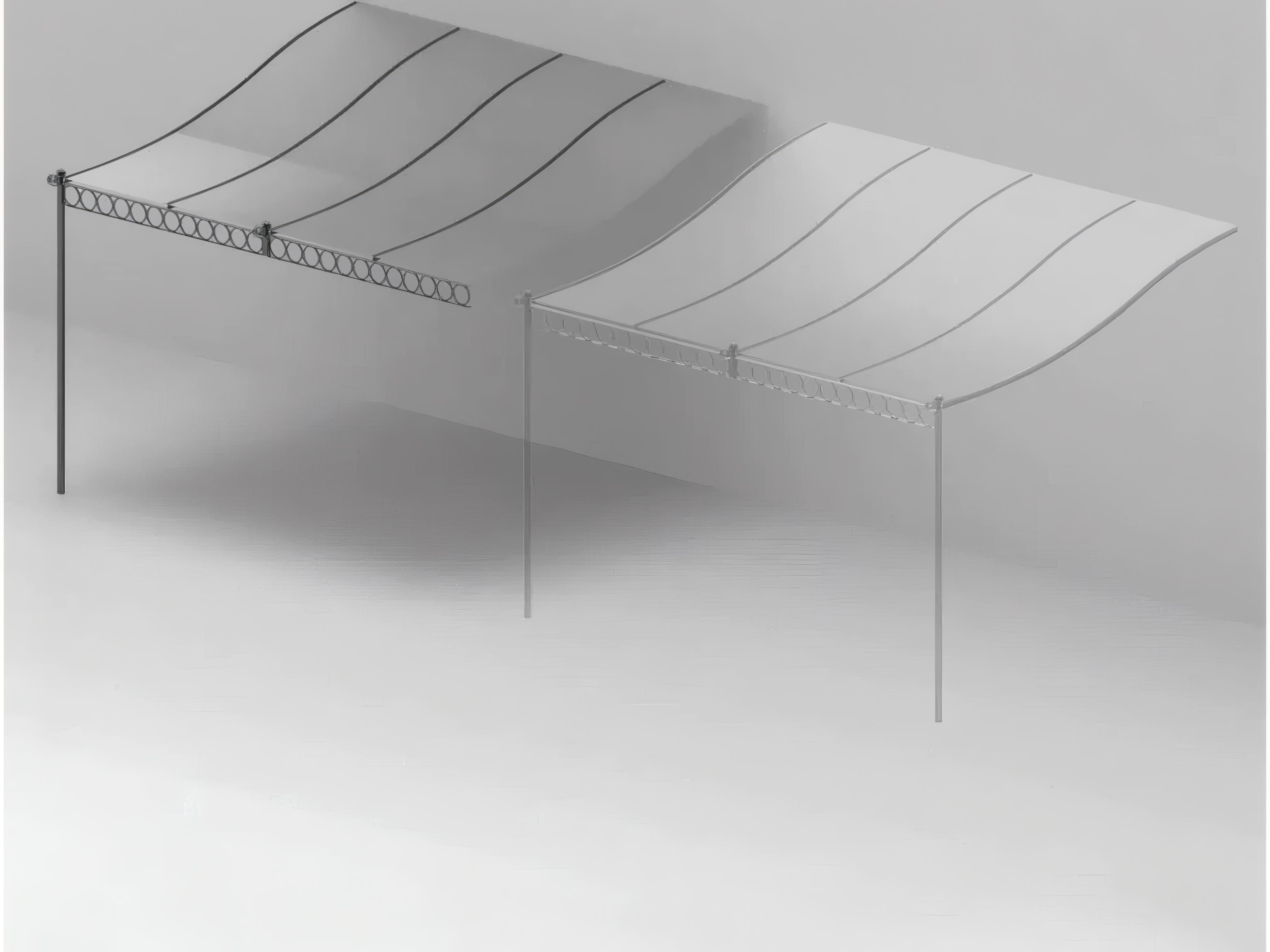 UnoPiu Tibisco Attached Pergola Extension Double