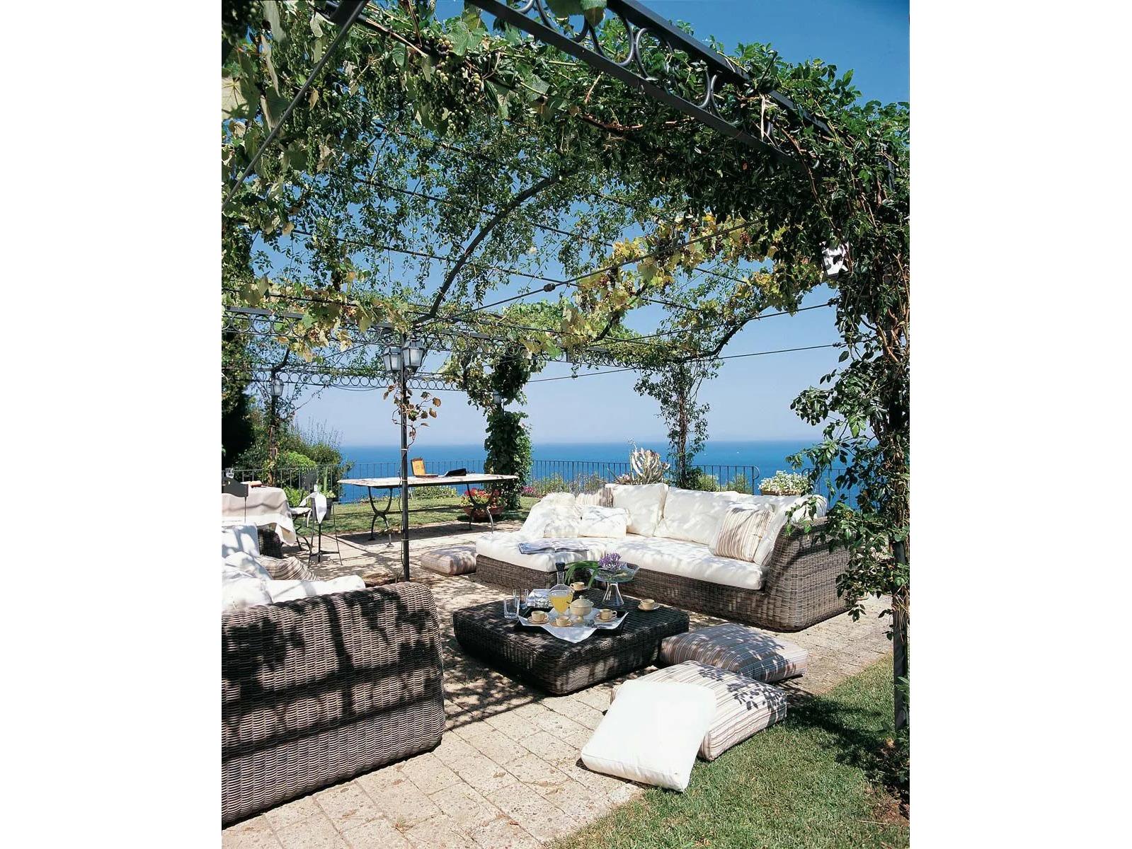 UnoPiu Tibisco Freestanding Pergola Extension Double without Roofing