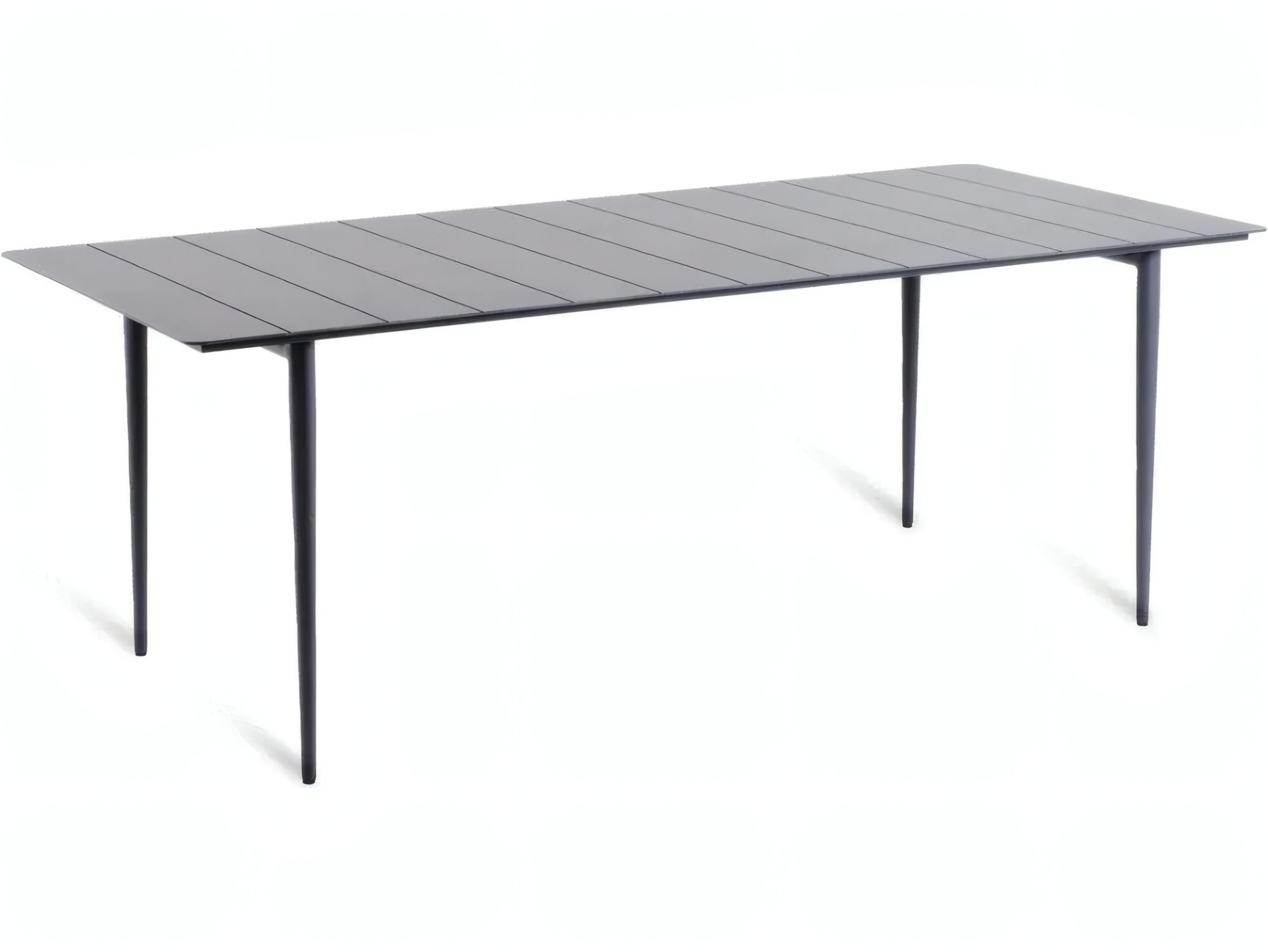 UnoPiu Experience Aluminum Rectangular Dining Table