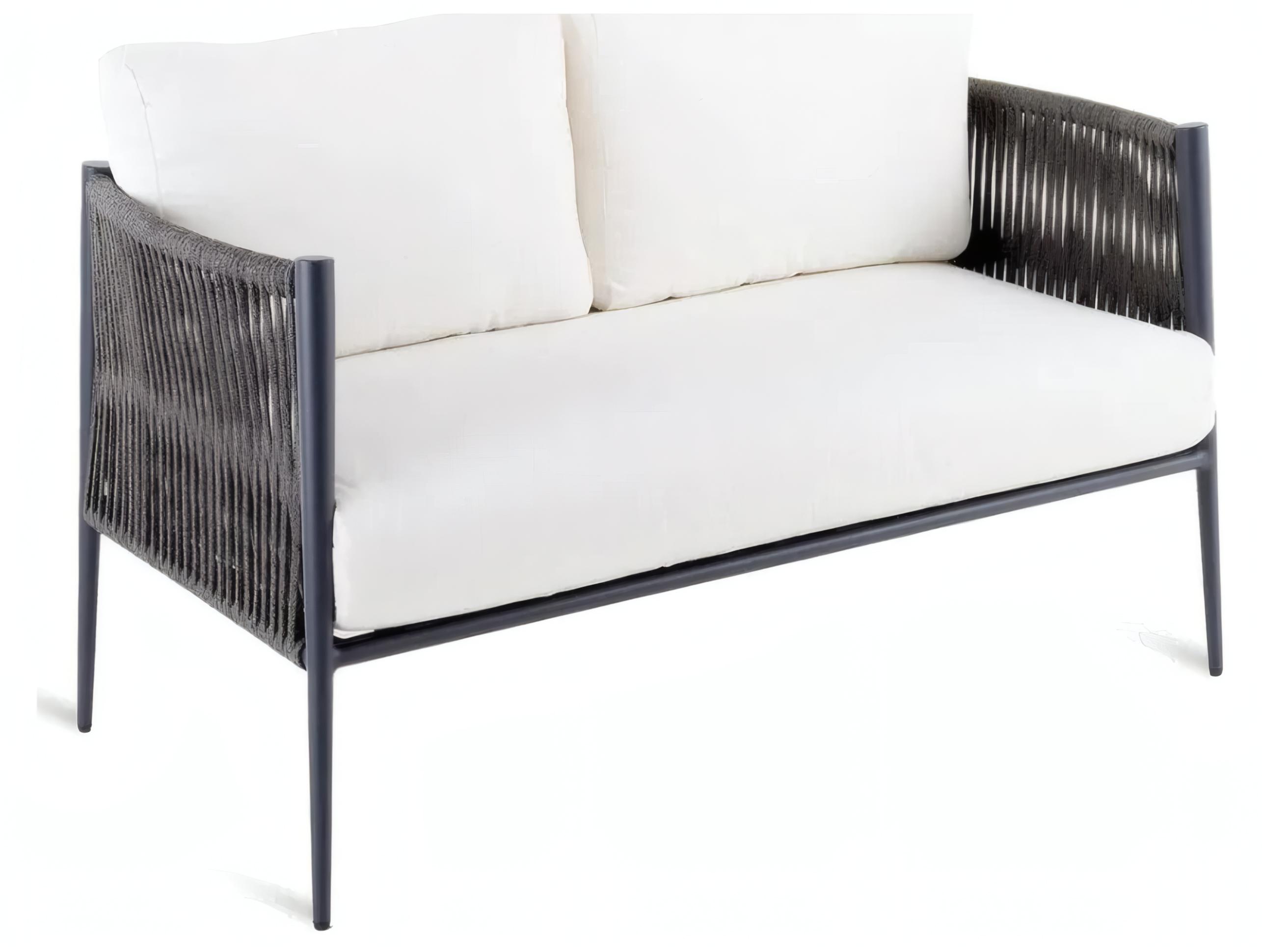 UnoPiu Luce Aluminum 2 Seater Sofa