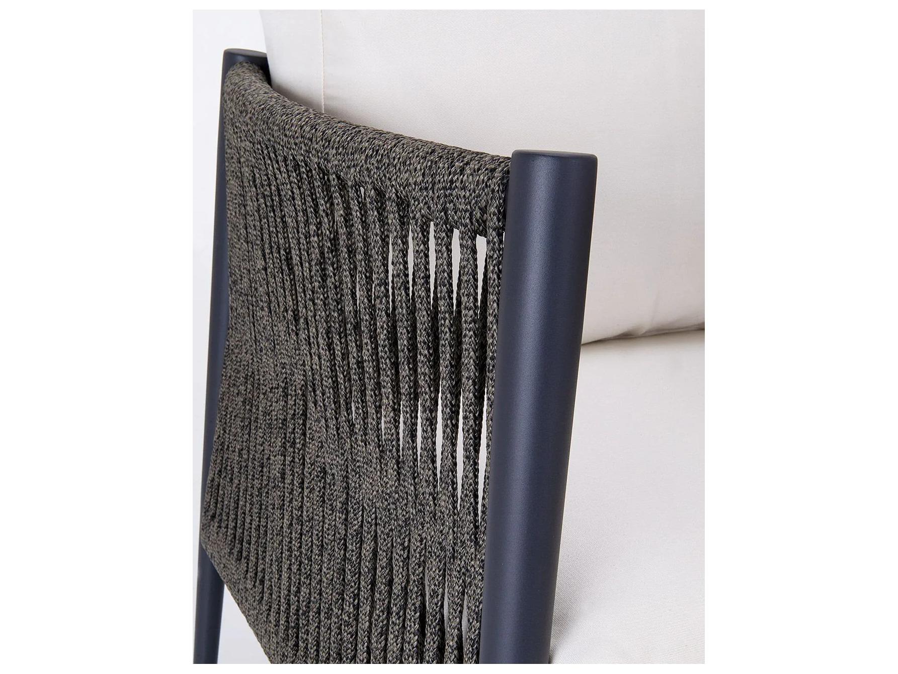 UnoPiu Luce Aluminum Rope Armchair