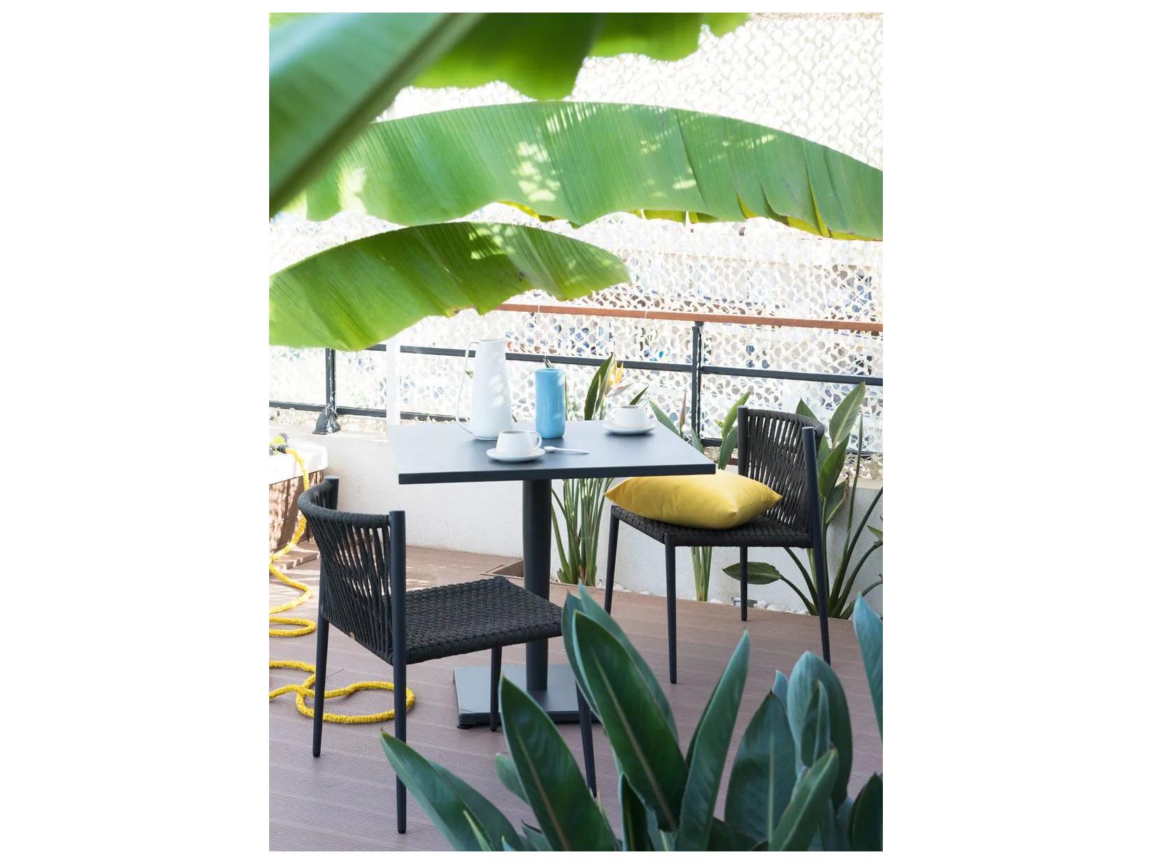 UnoPiu Luce Aluminum Square Dining Table