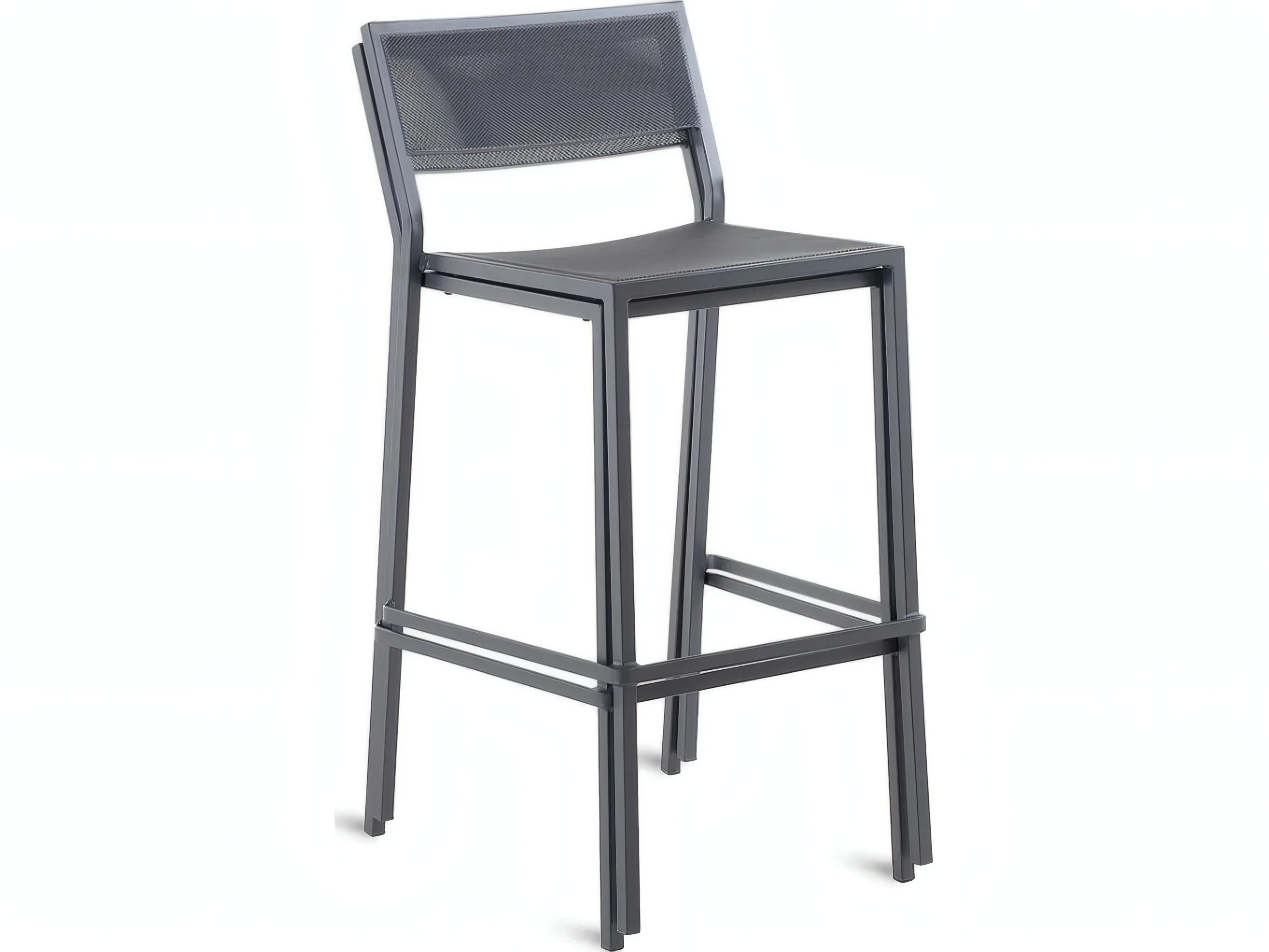 UnoPiu Conrad Wrought Iron Stackable Bar Stool