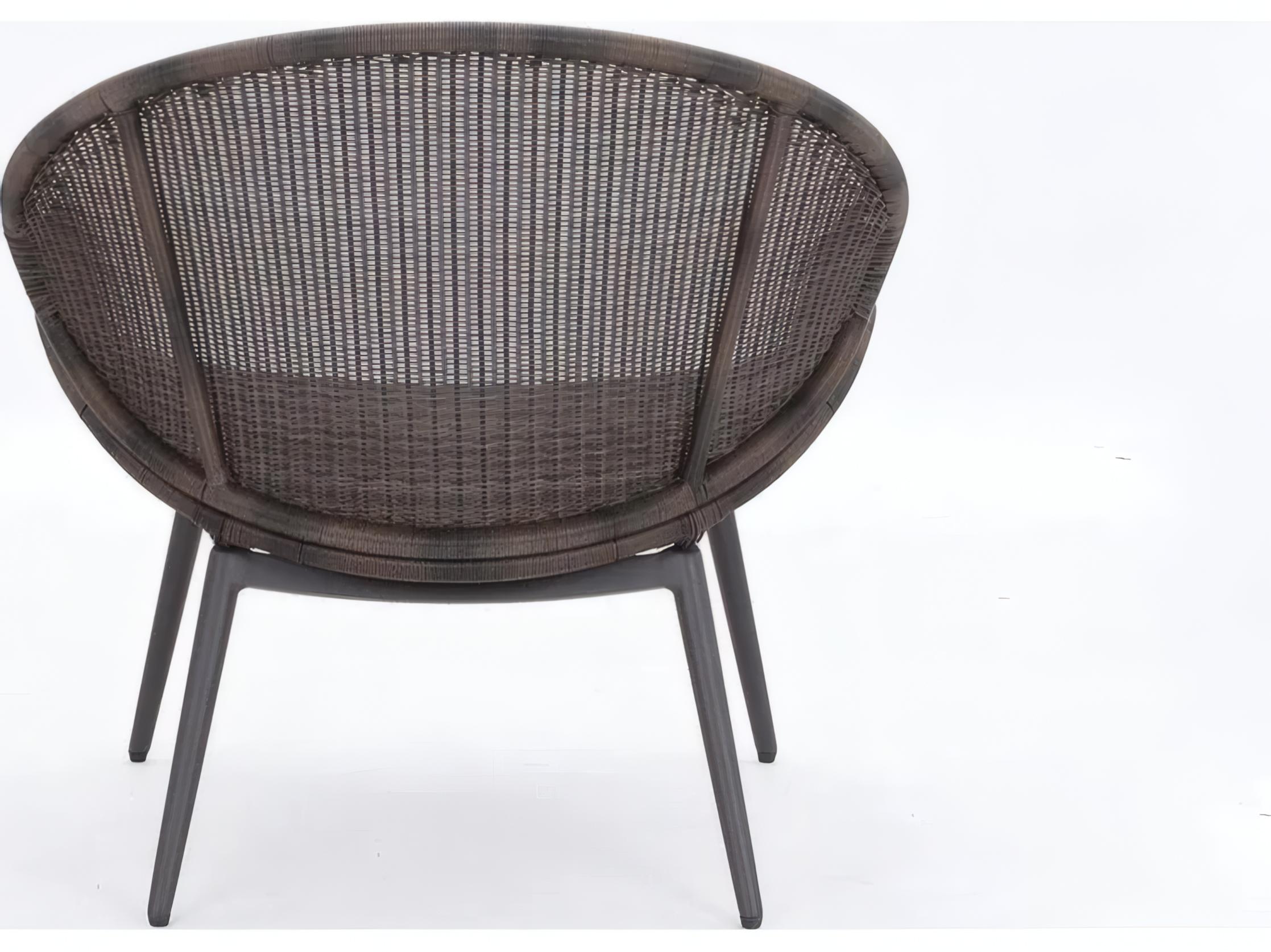 UnoPiu Nacre Garden Armchair in Antique Brown