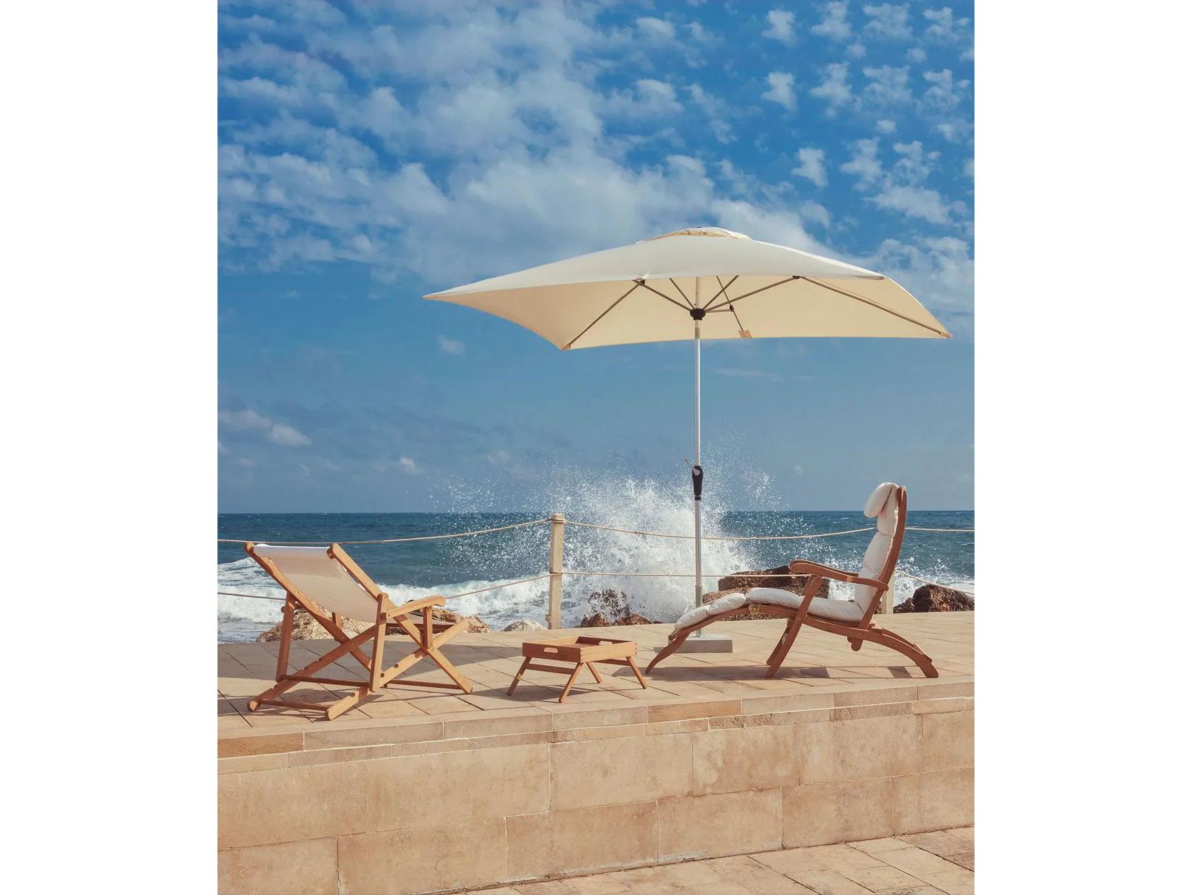 Unopiu Lipari Aluminum 118.11 x 78.74" Rectangular Umbrella