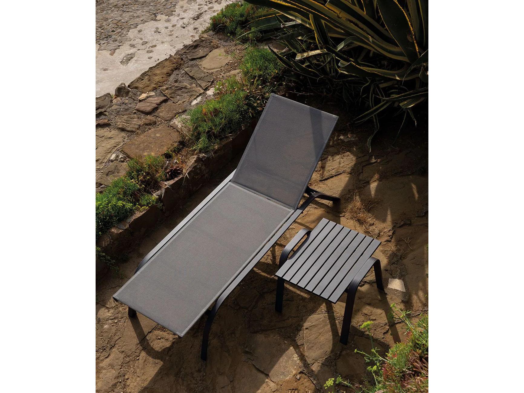 UnoPiu Panarea Aluminum Stackable Sunlounger