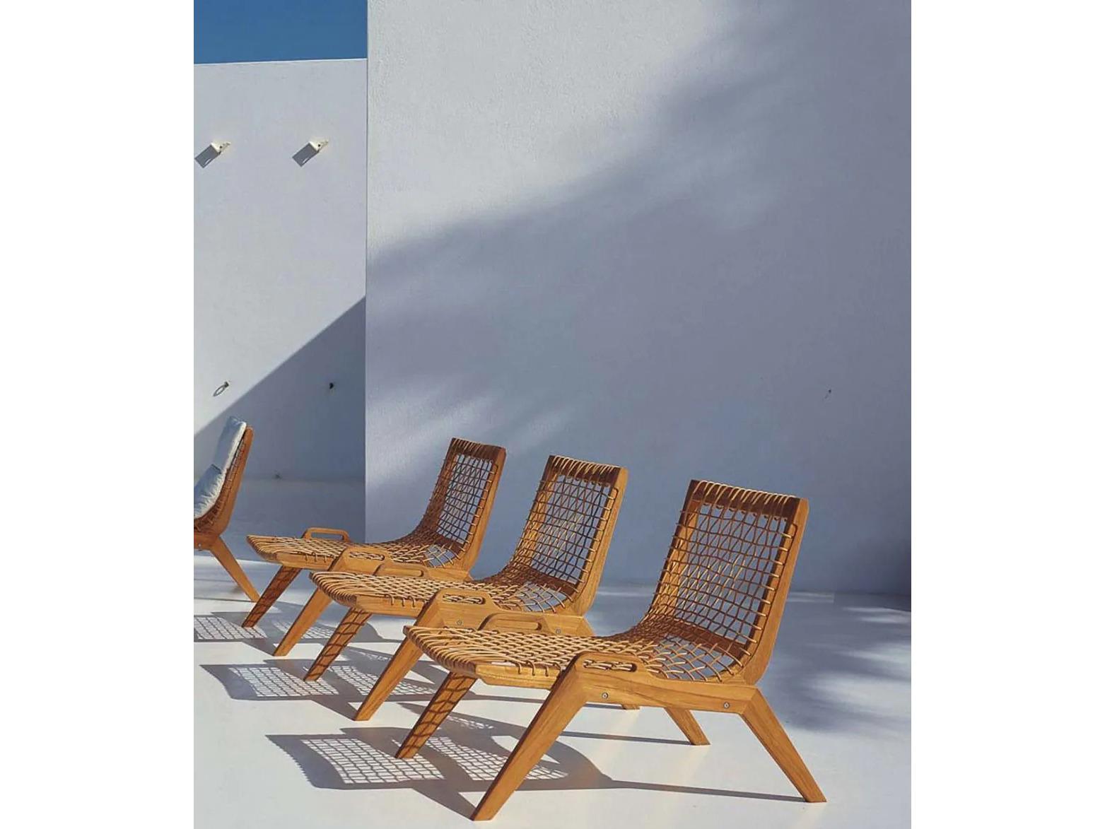 UnoPiu Synthesis Teak Stackable Lounge Chair