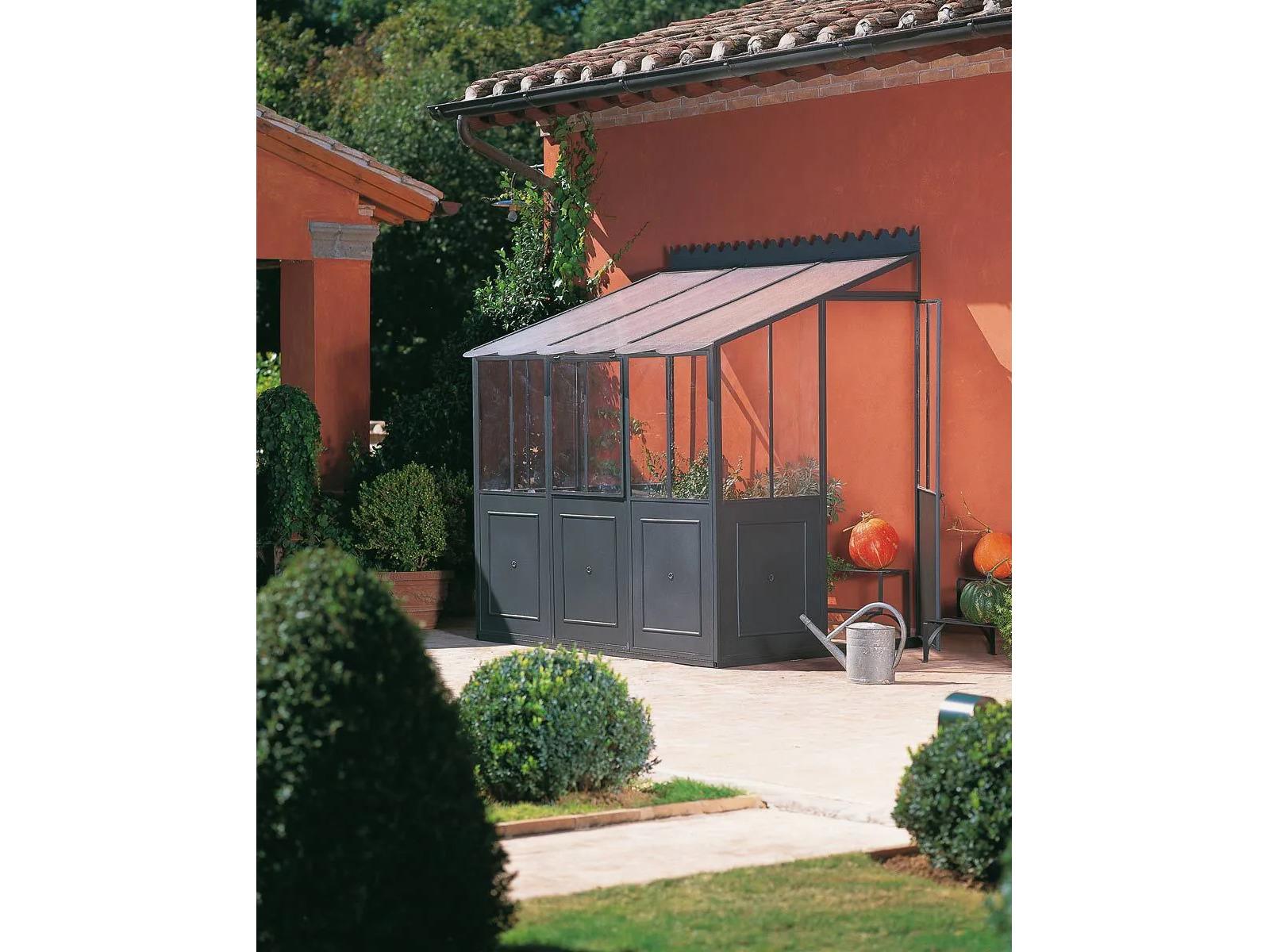 Unopiu Orangerie Attached Greenhouse Right Opening