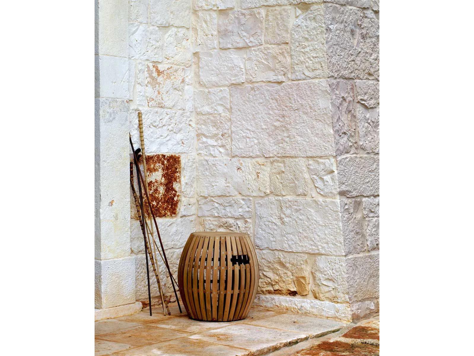 UnoPiu Swing Teak Stool