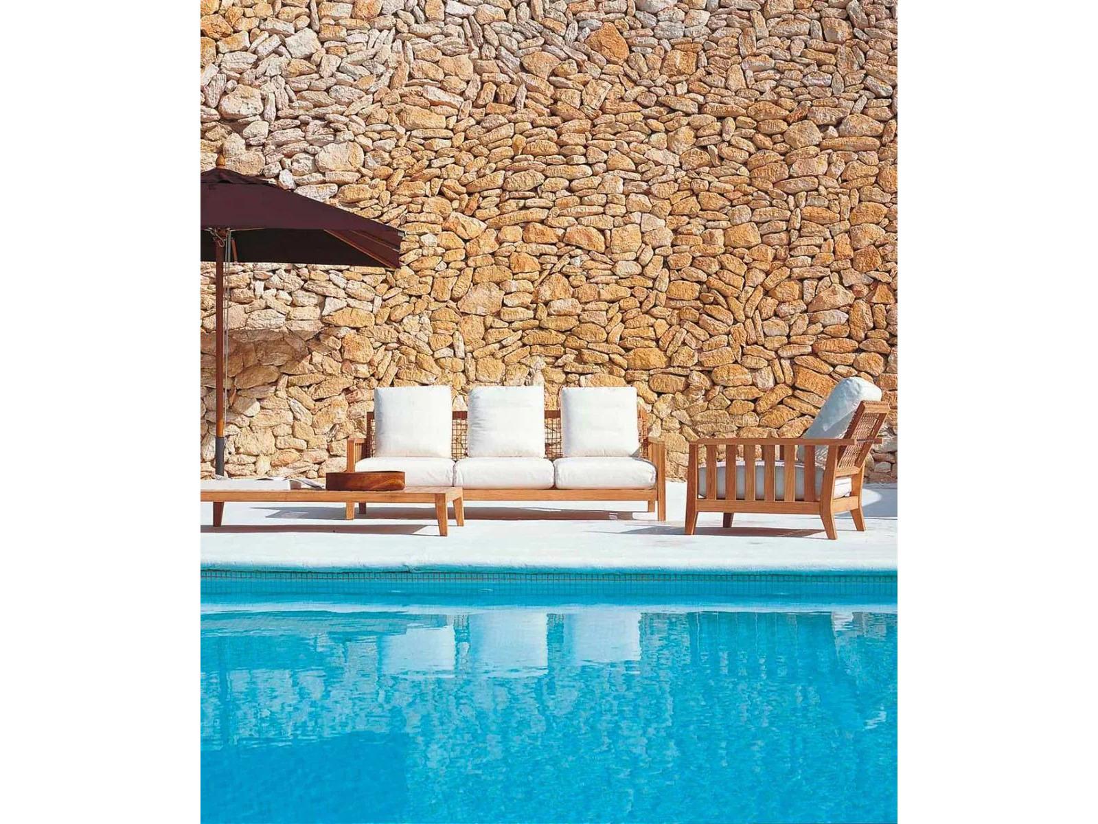 UnoPiu Synthesis Teak Sofa