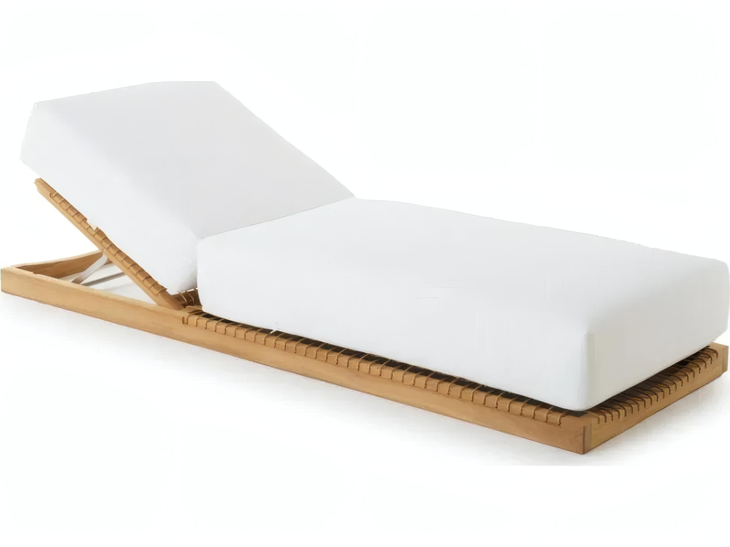 UnoPiu Synthesis Teak Low Sunlounger