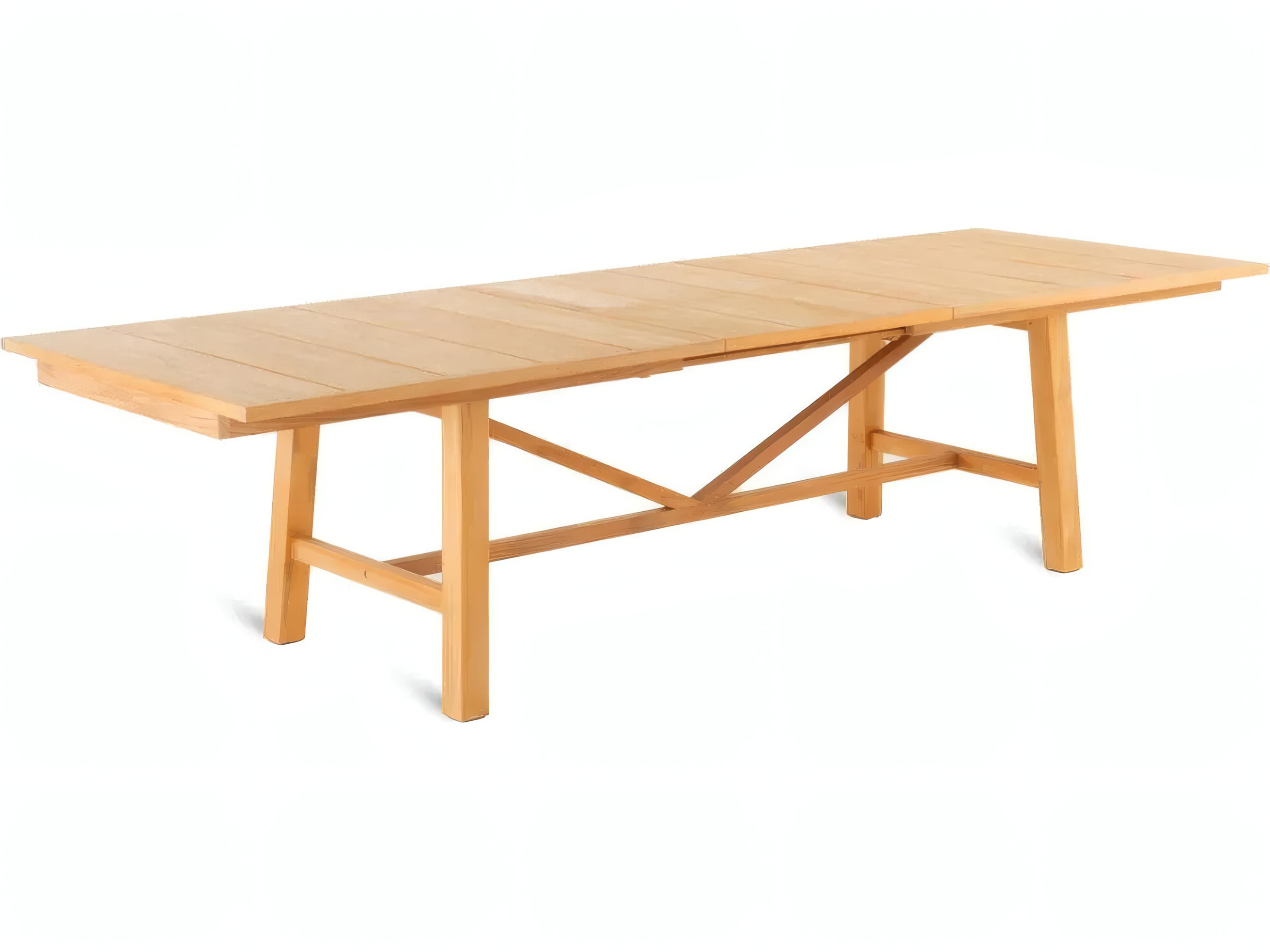 UnoPiu Synthesis Teak Rectangular Dining Table