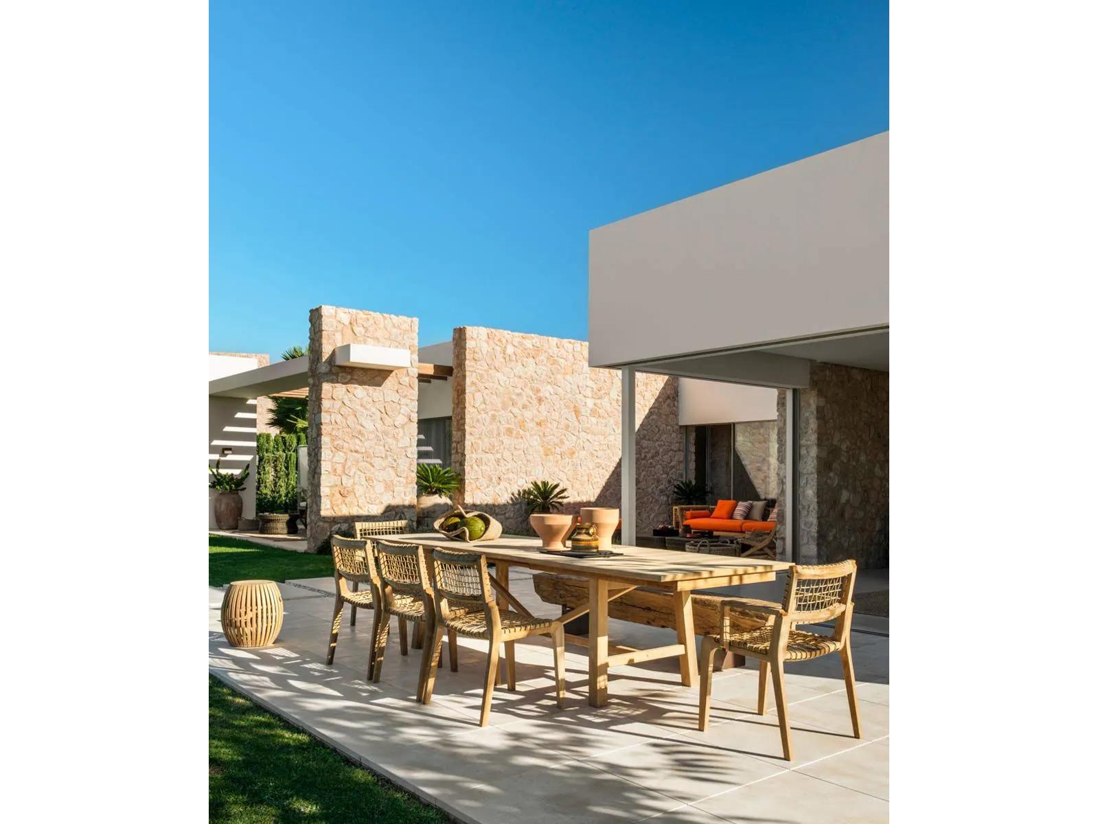 UnoPiu Synthesis Teak Rectangular Dining Table