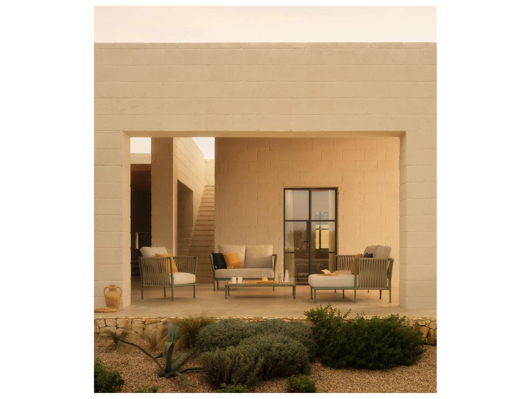 UnoPiu Tremble Aluminum Rectangular Coffee Table