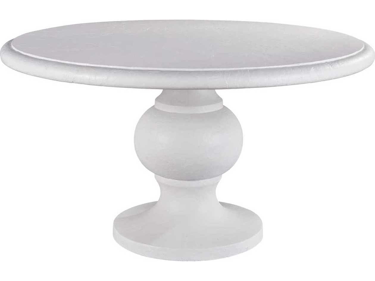 Coastal Living Outdoor Quick Ship Abaco White Round Dining Table