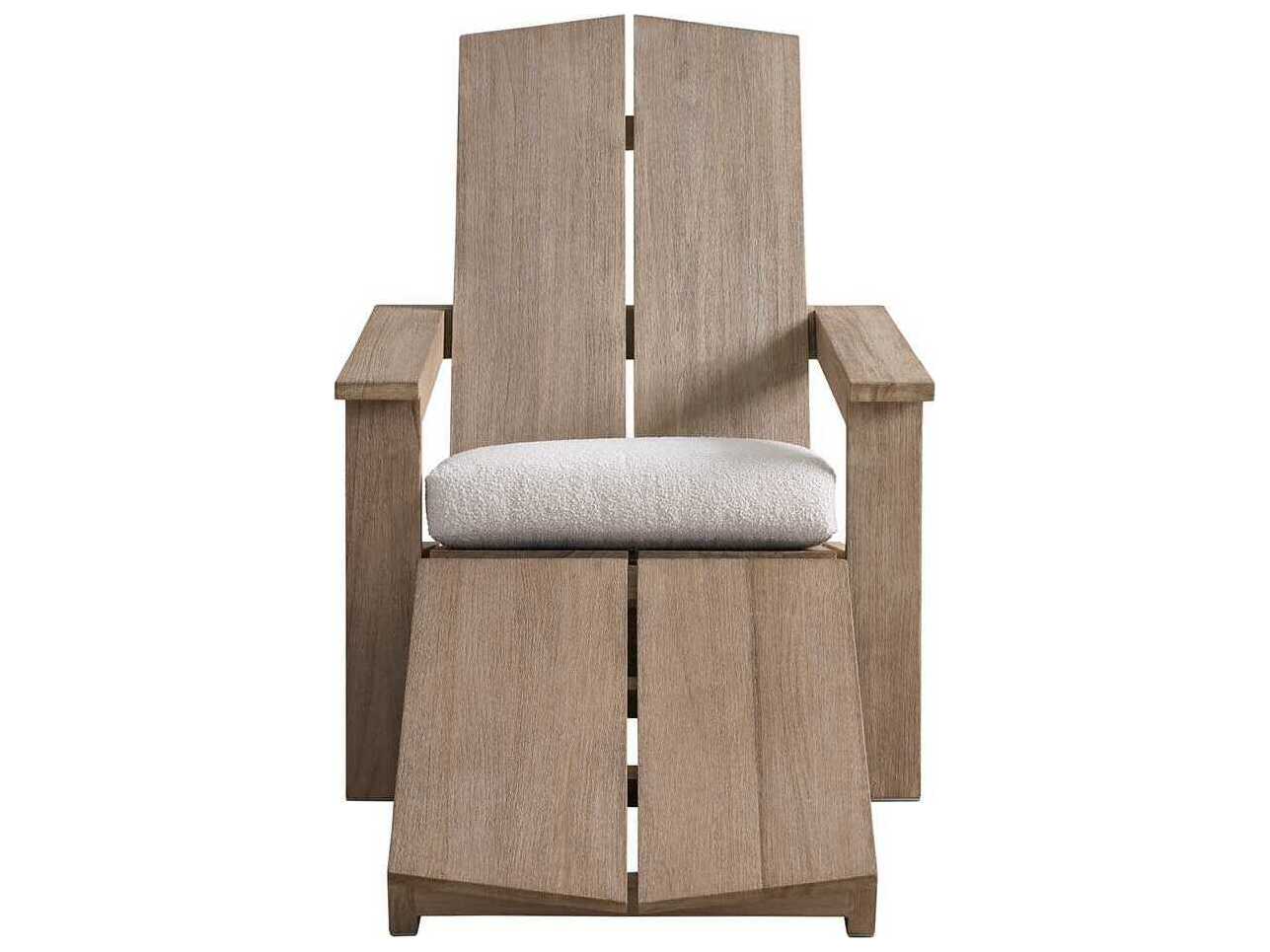 Coastal Living Outdoor Saratoga Wood Ottoman