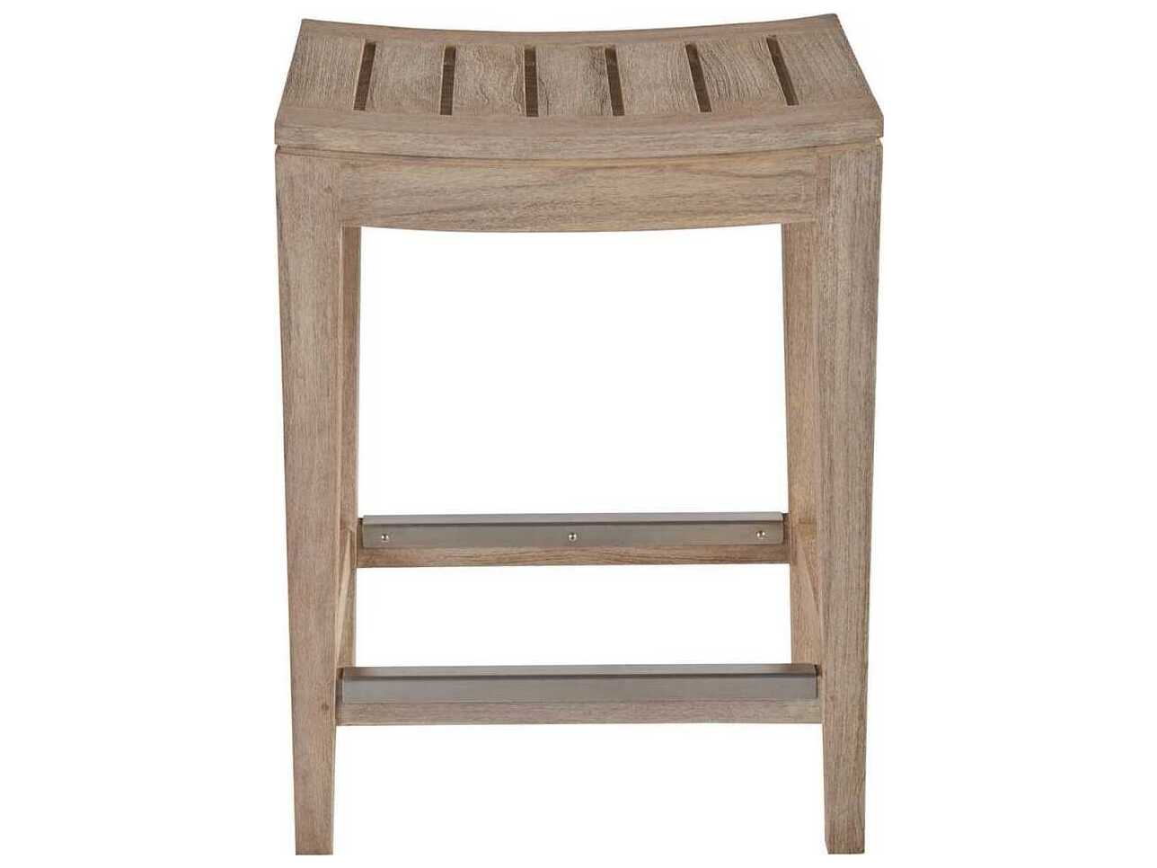 Coastal Living Outdoor Saratoga Wood Counter Stool