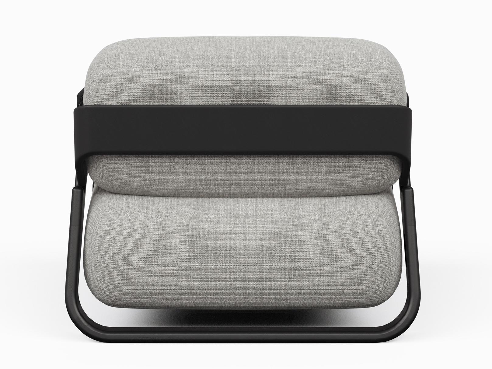 Urbia Modern Brazilian Hermes Black Accent Chair