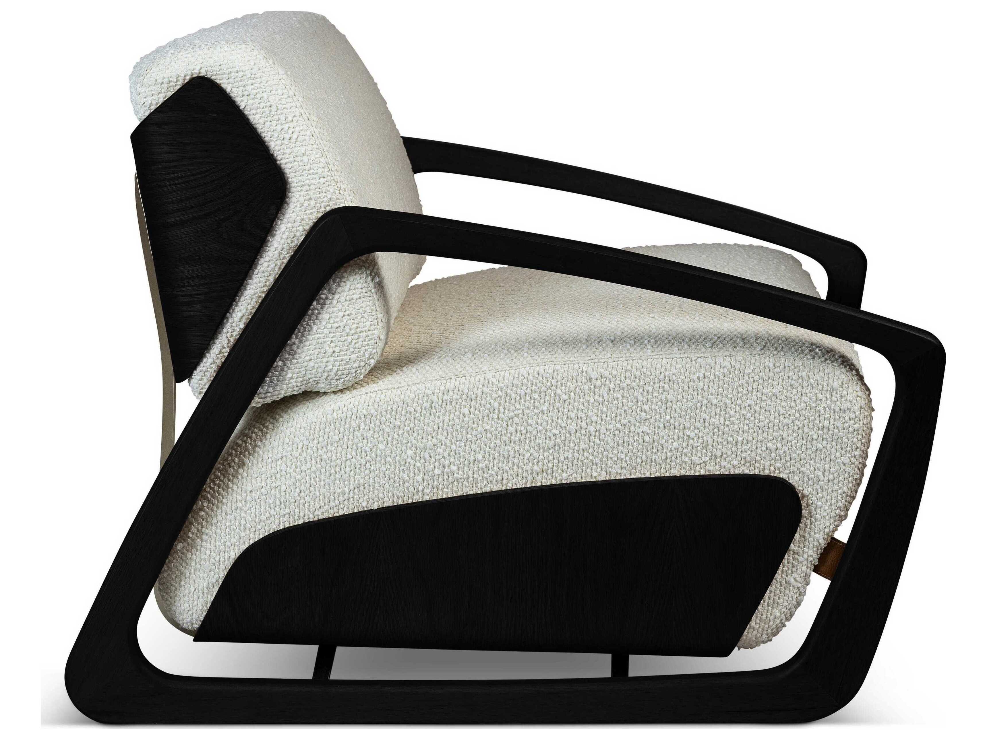 Urbia Modern Brazilian Hector Cream Fabric Accent Chair