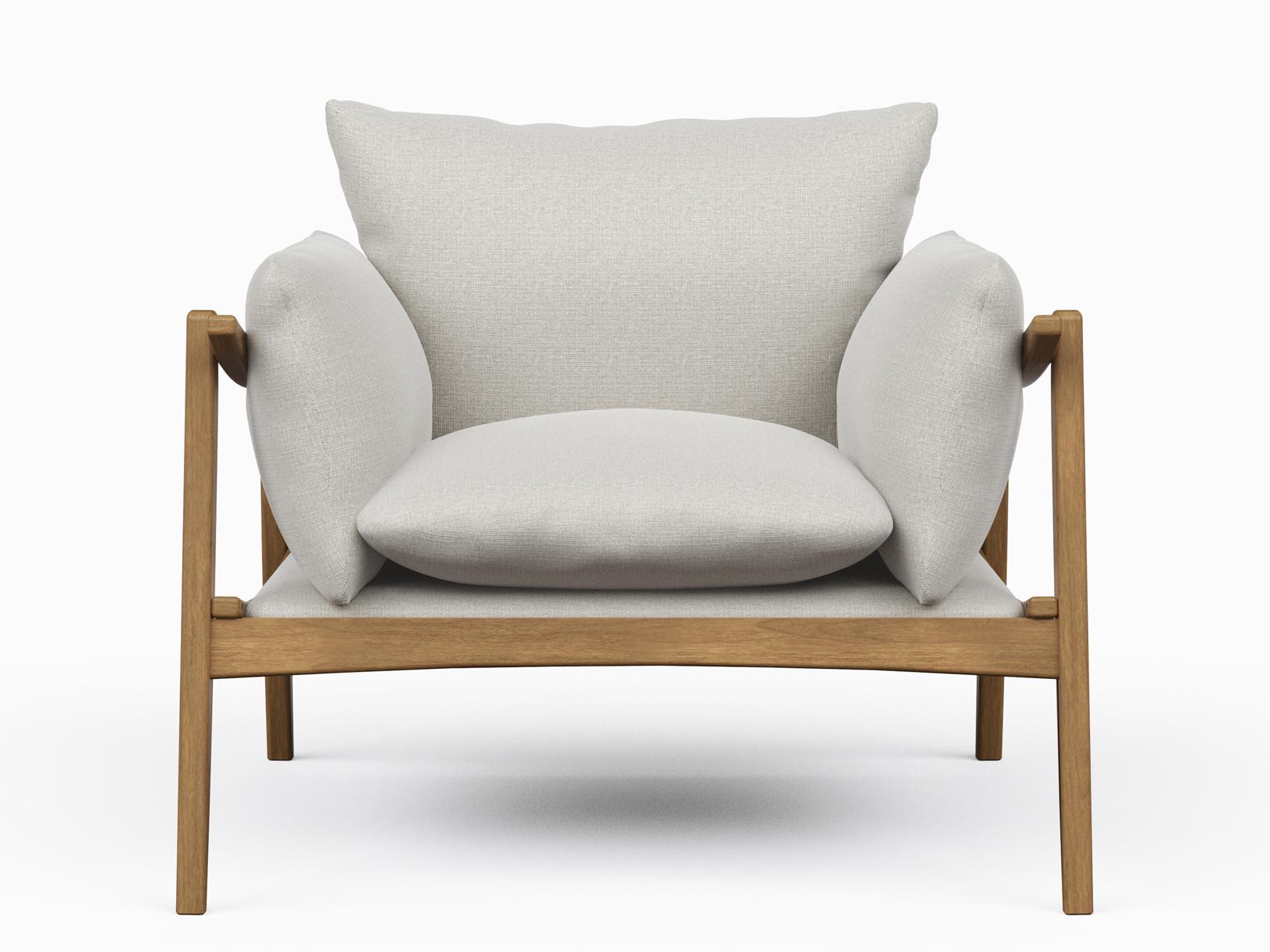 Urbia Modern Brazilian Hara Brown Accent Chair