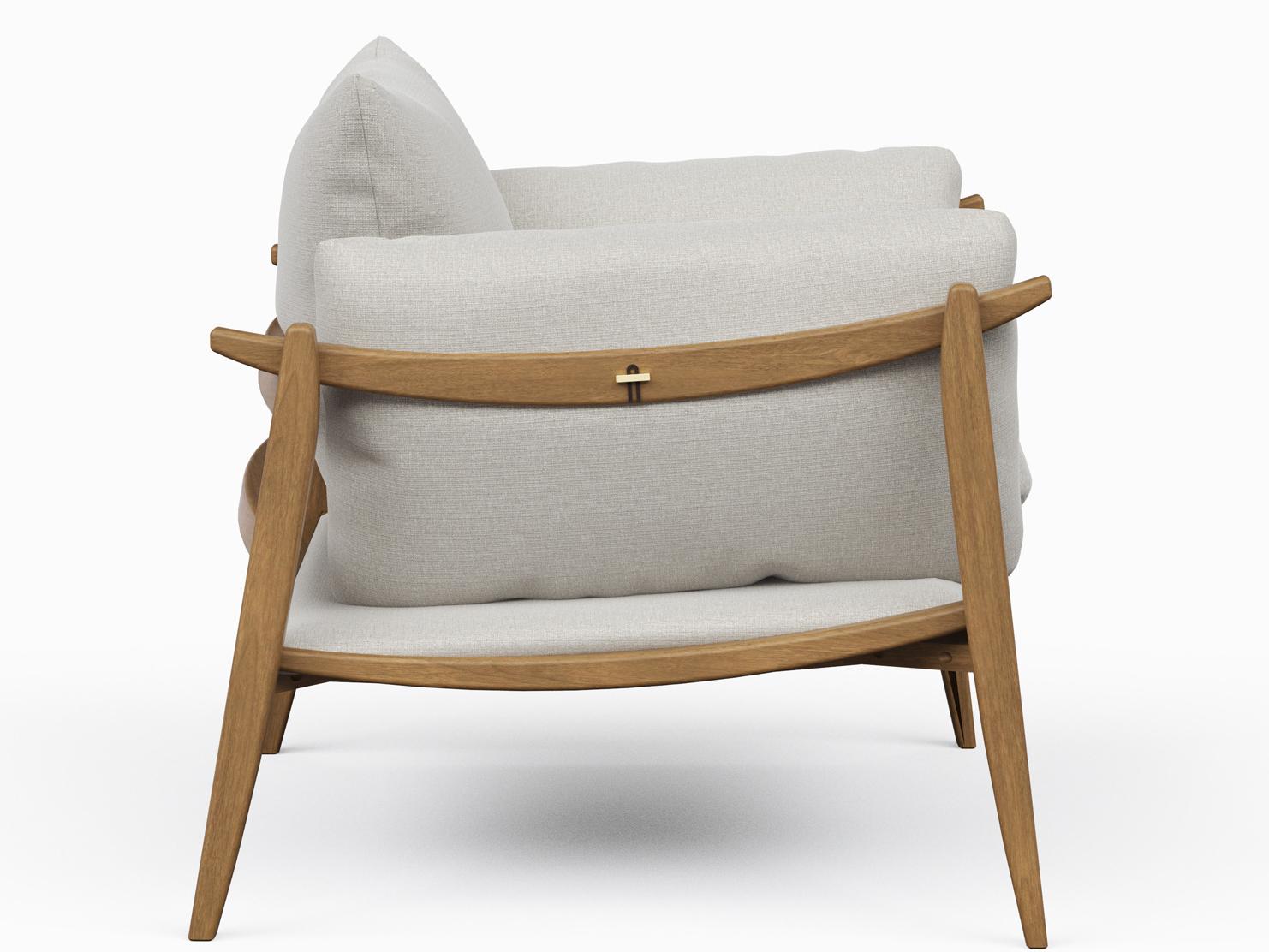 Urbia Modern Brazilian Hara Brown Accent Chair