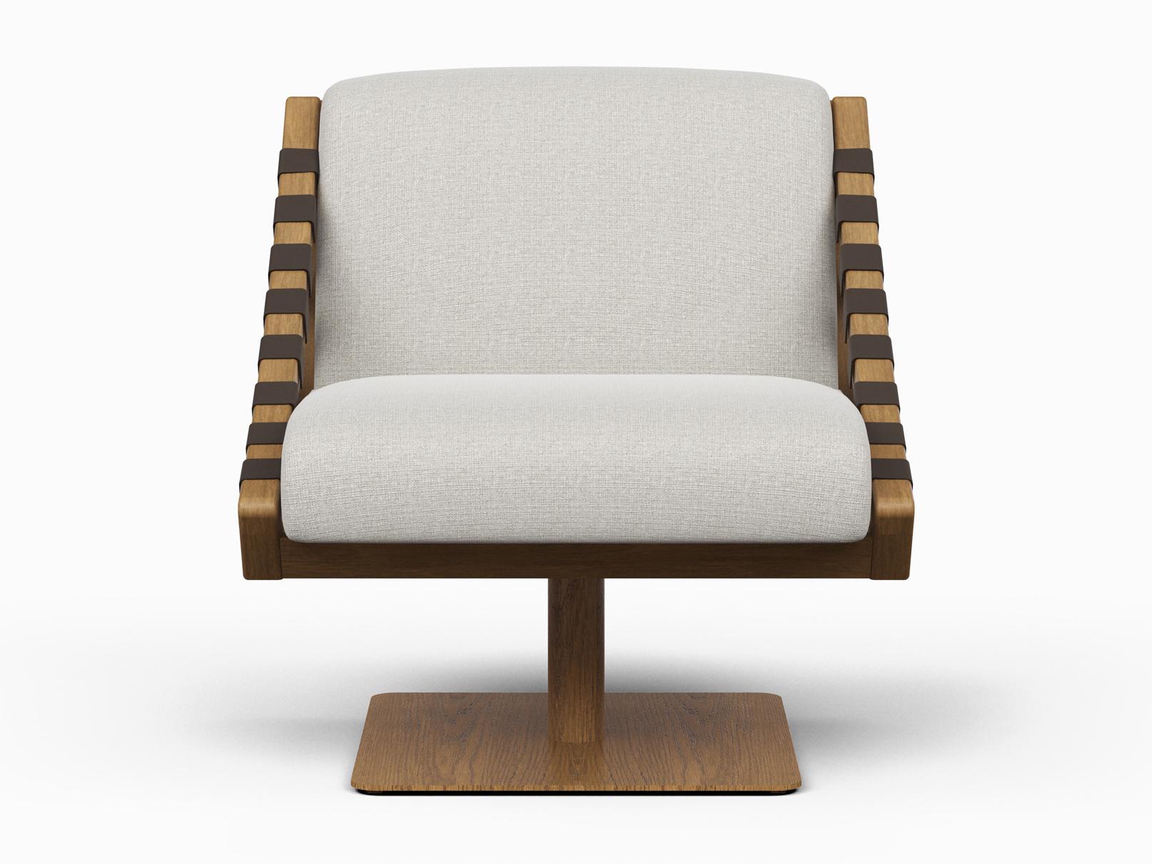 Urbia Modern Brazilian Brown Girona Accent Chair 