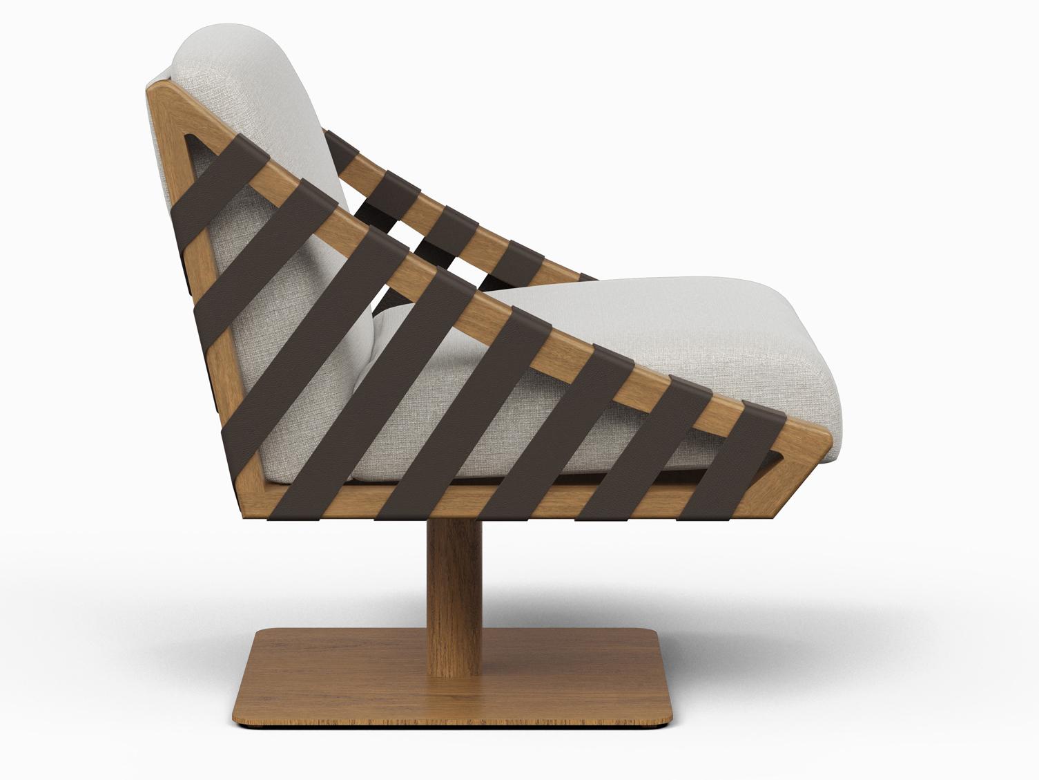 Urbia Modern Brazilian Brown Girona Accent Chair 