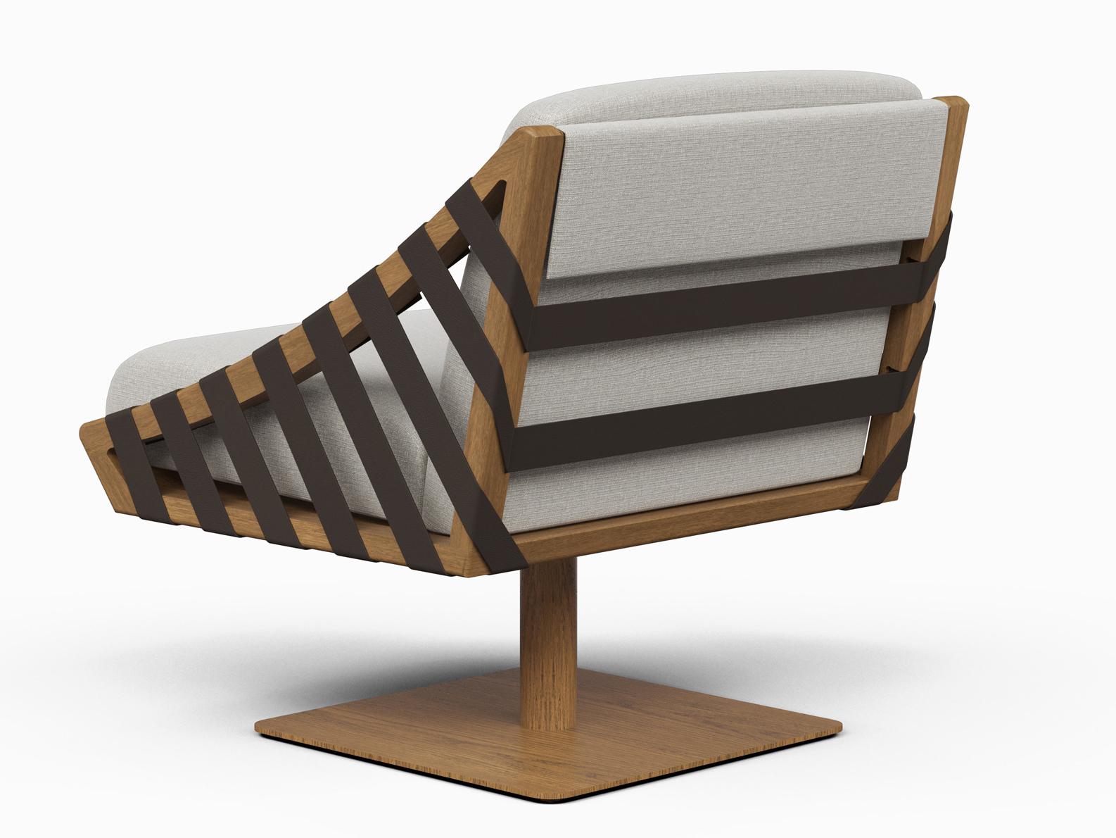 Urbia Modern Brazilian Brown Girona Accent Chair 