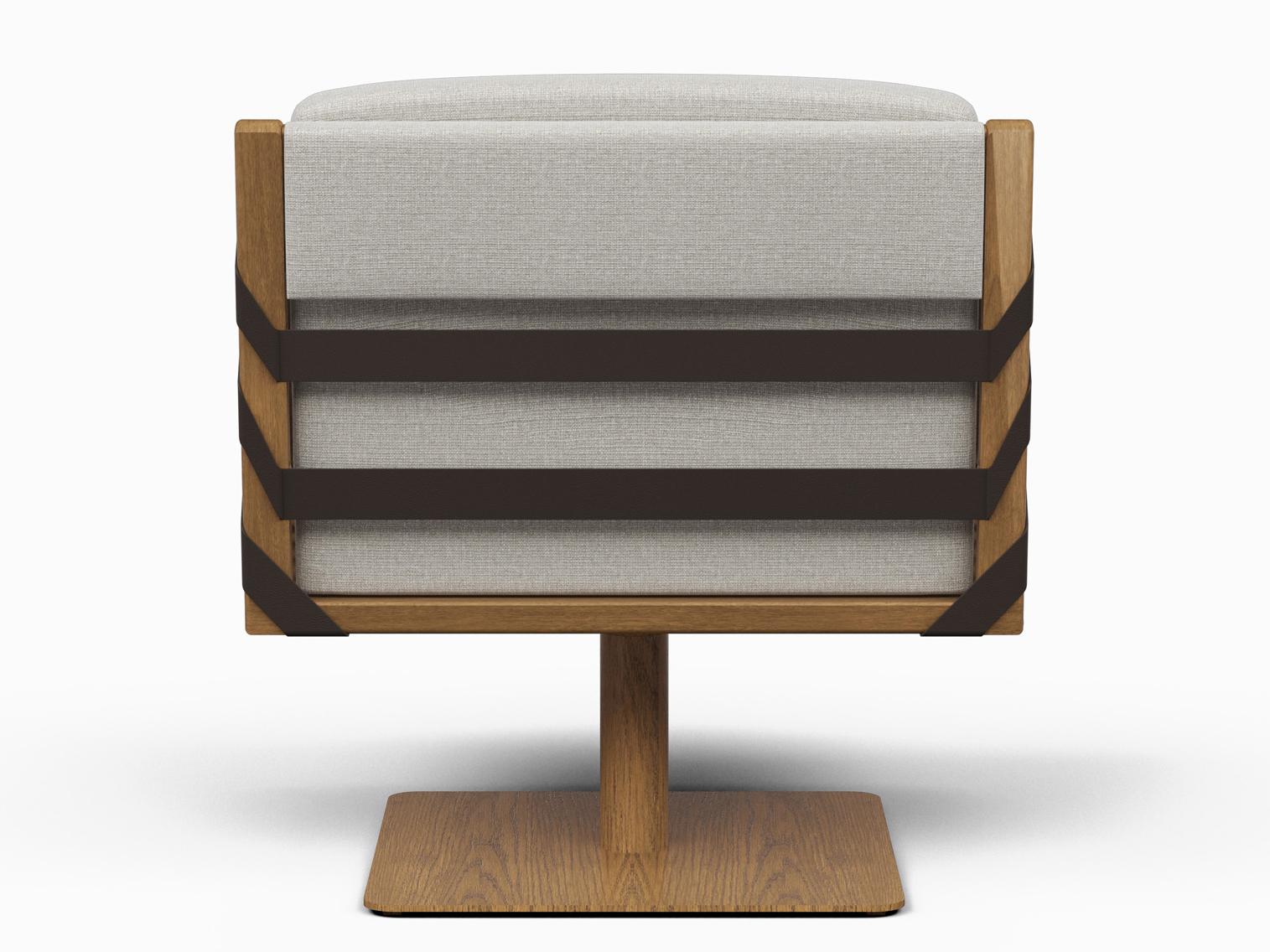 Urbia Modern Brazilian Brown Girona Accent Chair 